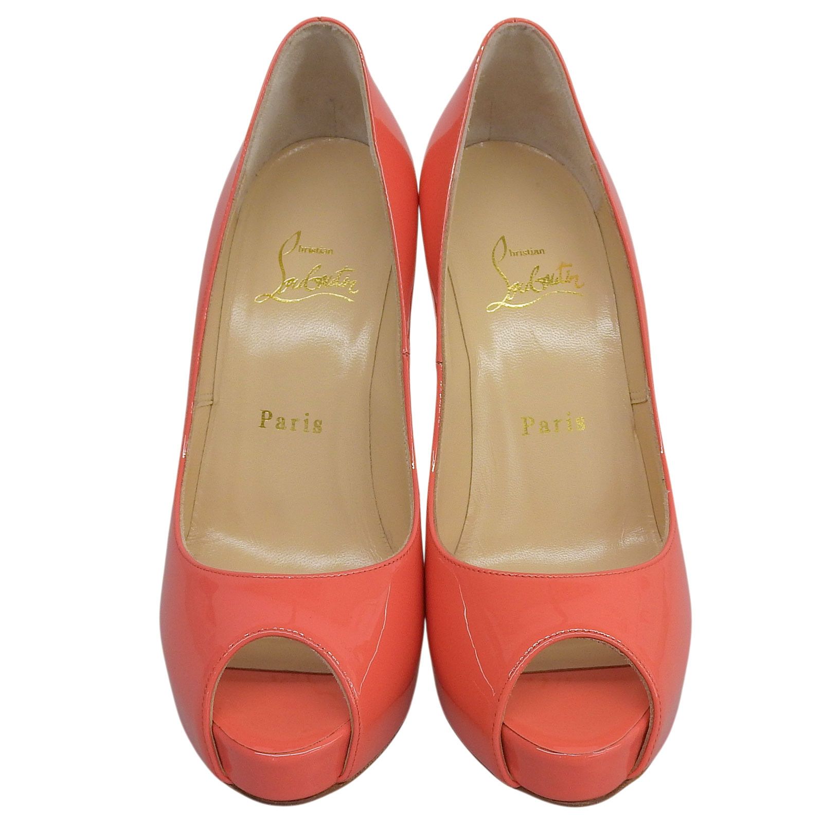 Christian Louboutin Christian Louboutin Christian Louboutin Patent Leather Pumps Leather Shoes DUTY FREE for USA Size ONE SIZE - 4 Thumbnail