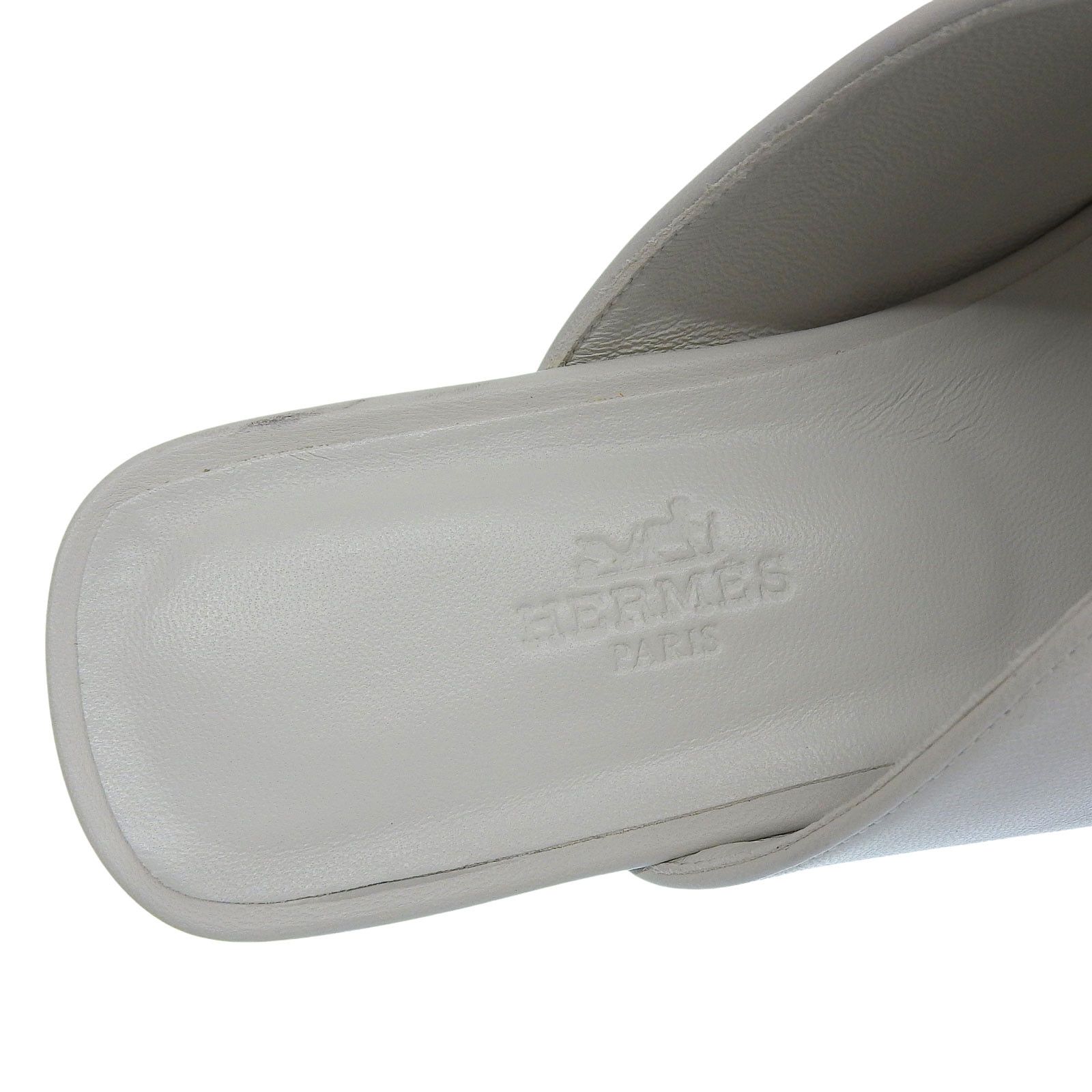 Hermes Hermes Hermes Idole Leather Mules Leather Shoes DUTY FREE for USA Size ONE SIZE - 7 Thumbnail