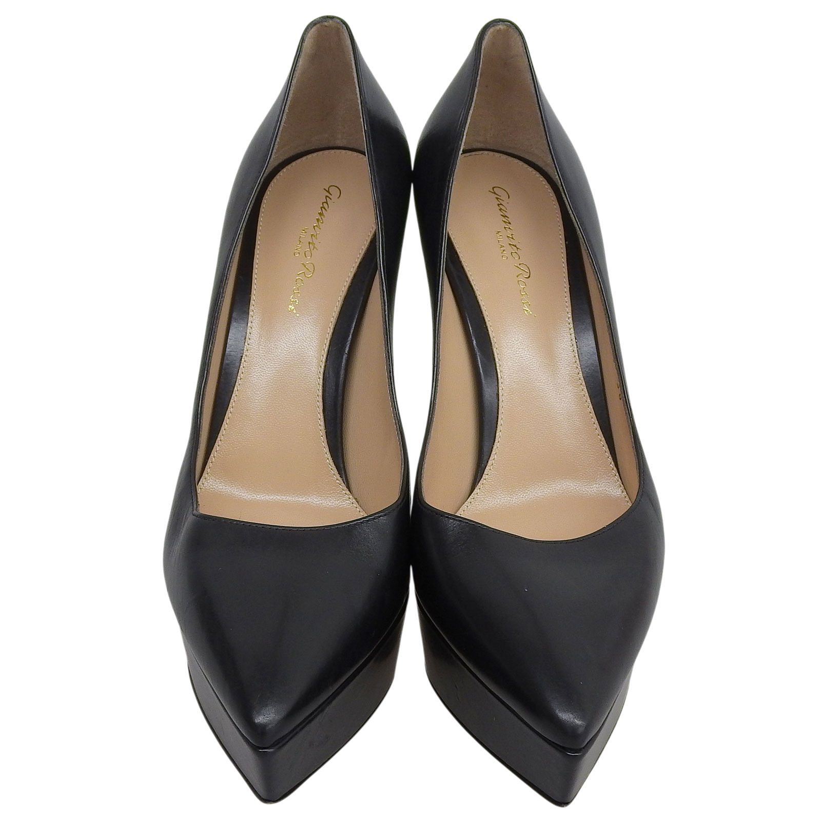 Other Other Gianvito Rossi Leather Pumps Leather Shoes DUTY FREE for USA Size ONE SIZE - 3 Thumbnail
