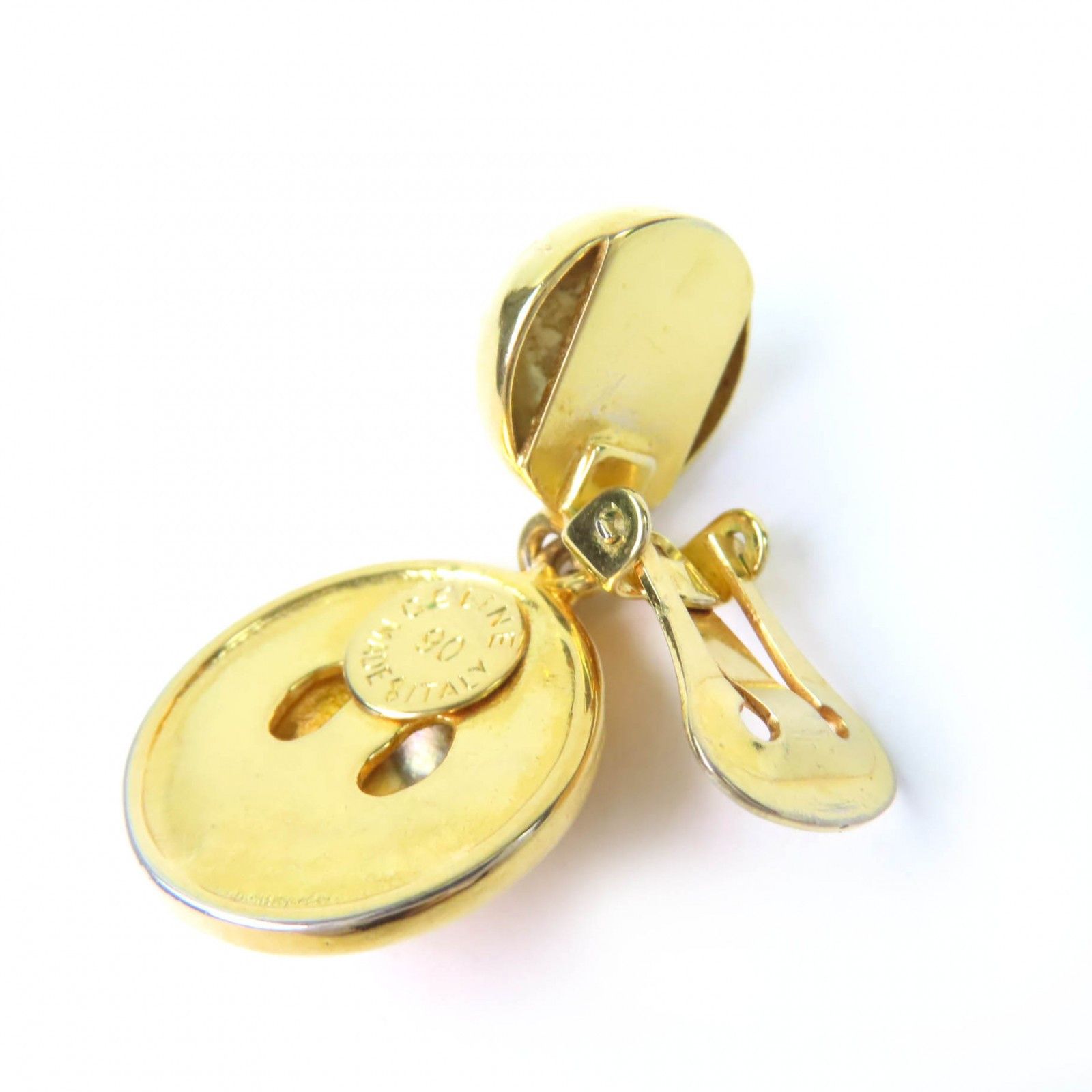 Celine Celine Celine Star Ball Multicolor Stone Earrings Metal Earrings DUTY FREE for USA Size ONE SIZE - 6 Thumbnail