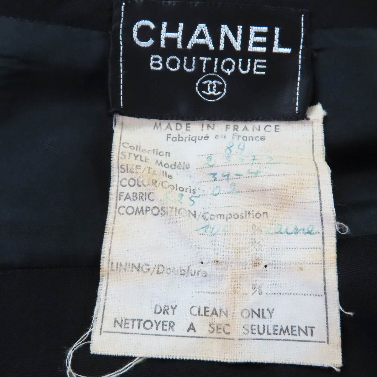 Chanel Chanel Chanel Wool Dress Textile Dresses DUTY FREE for USA Size ONE SIZE - 8 Thumbnail