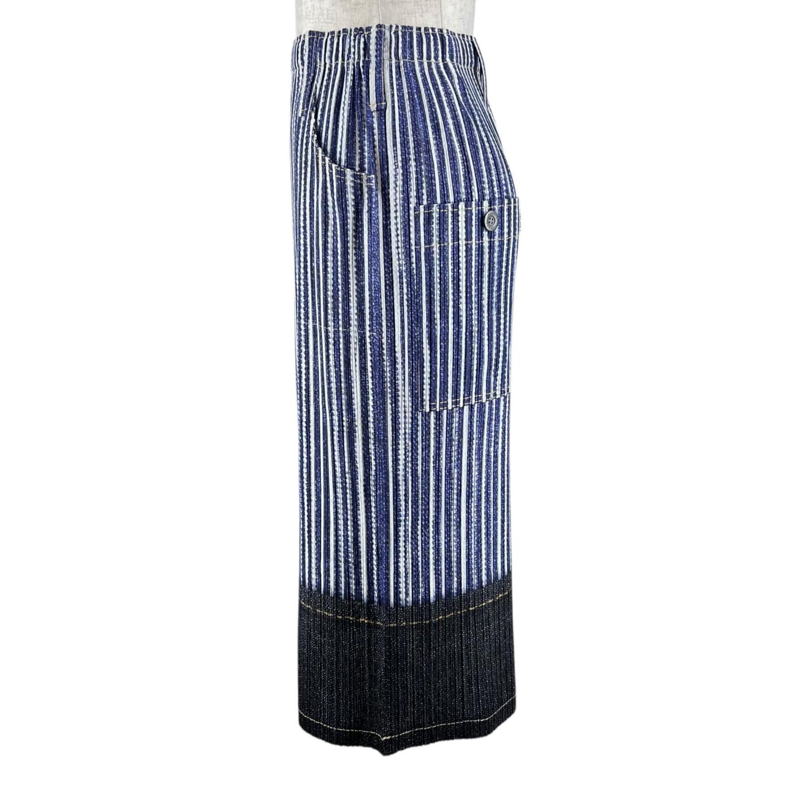 Issey Miyake Issey Miyake Pleats Please Issey Miyake Polyester Skirt Textile Skirts PP23-JG534 DUTY FREE for USA Size ONE SIZE - 2 Thumbnail