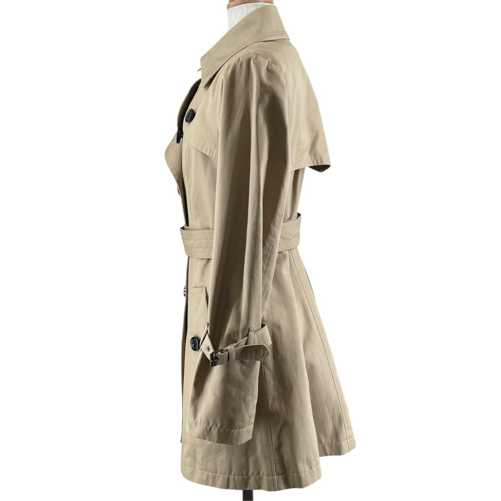 Burberry Burberry Burberry Blue Label Cotton Trench Coat Textile Outerwear DUTY FREE for USA Size ONE SIZE - 4 Thumbnail