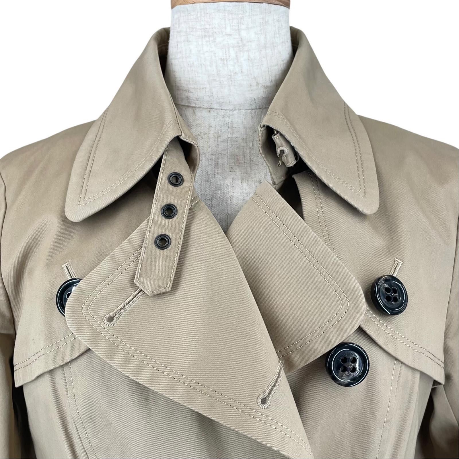 Burberry Burberry Burberry Blue Label Cotton Trench Coat Textile Outerwear DUTY FREE for USA Size ONE SIZE - 3 Thumbnail