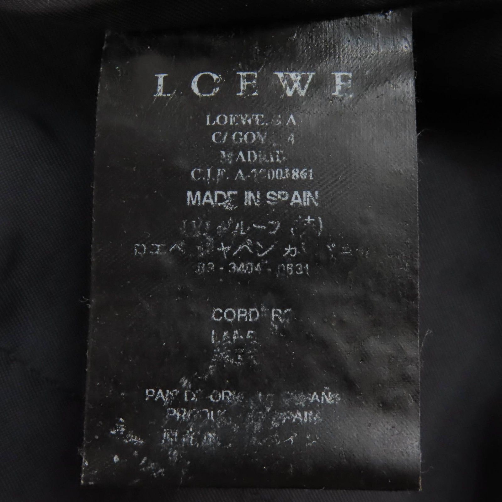Loewe Loewe Loewe Leather Jacket Leather Outerwear DUTY FREE for USA Size ONE SIZE - 8 Thumbnail