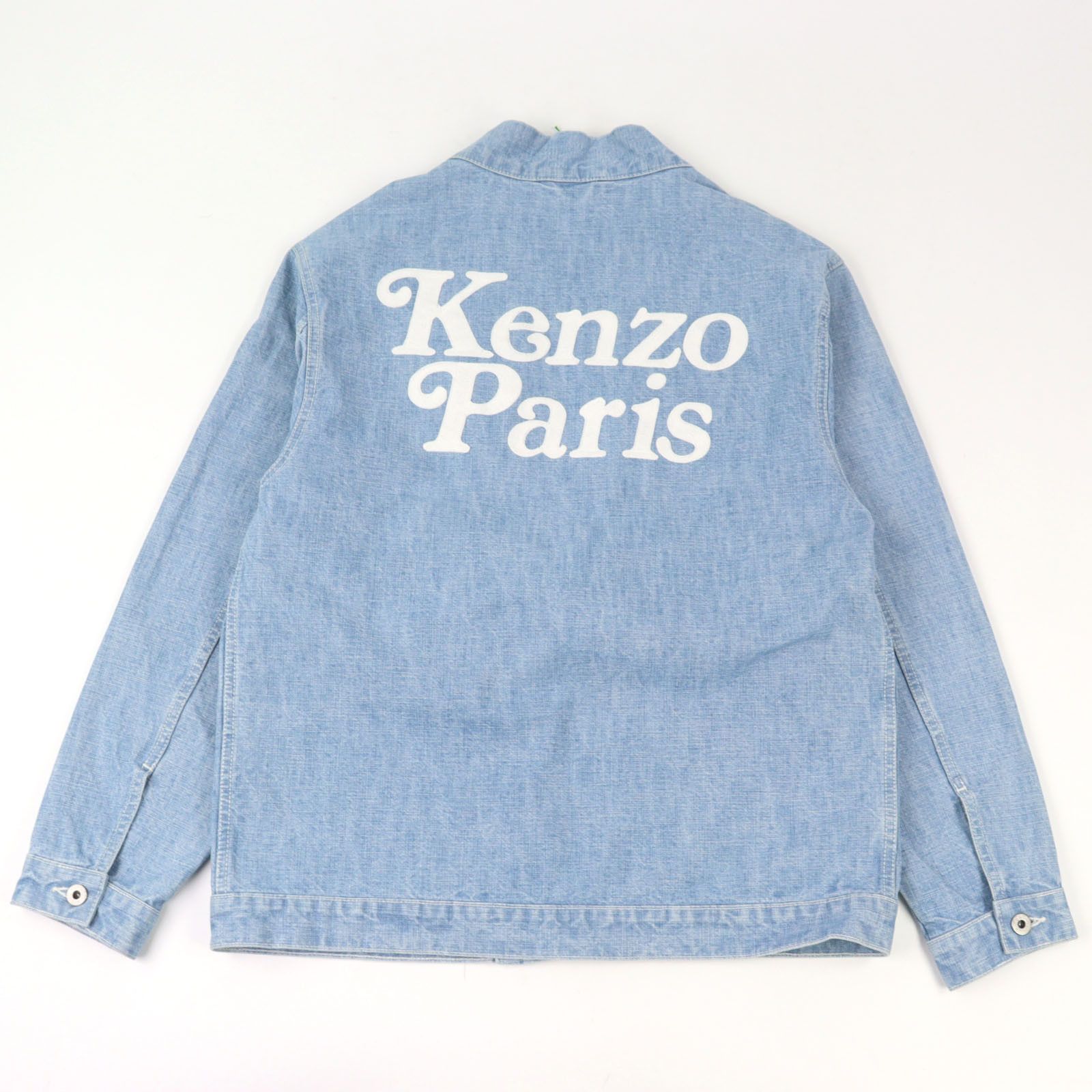 Kenzo Kenzo Kenzo Verdy KENZO BY VERDY Embroidered Cotton Blend Kimono Jacket Textile Outerwear FE55DM1426H4 DUTY FREE for USA Size ONE SIZE - 3 Thumbnail