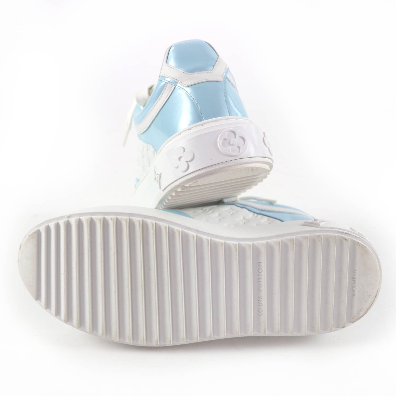 Louis Vuitton Louis Vuitton Louis Vuitton Monogram Leather Sneakers Leather Shoes DUTY FREE for USA Size ONE SIZE - 6 Thumbnail