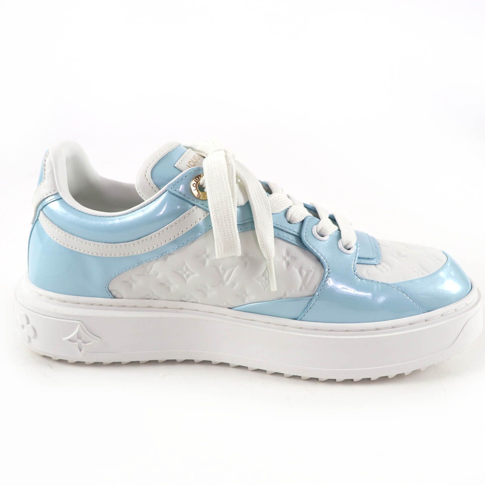 Louis Vuitton Louis Vuitton Louis Vuitton Monogram Leather Sneakers Leather Shoes DUTY FREE for USA Size ONE SIZE - 5 Thumbnail