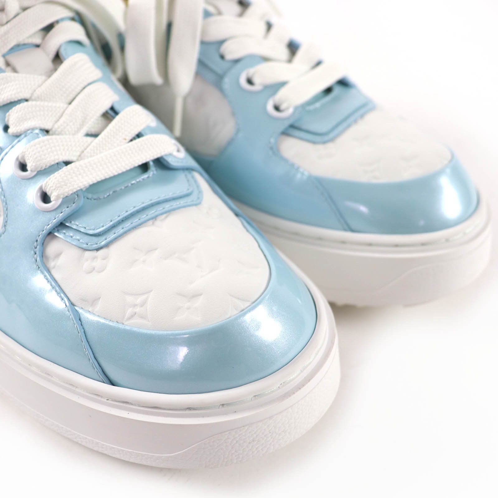 Louis Vuitton Louis Vuitton Louis Vuitton Monogram Leather Sneakers Leather Shoes DUTY FREE for USA Size ONE SIZE - 7 Thumbnail