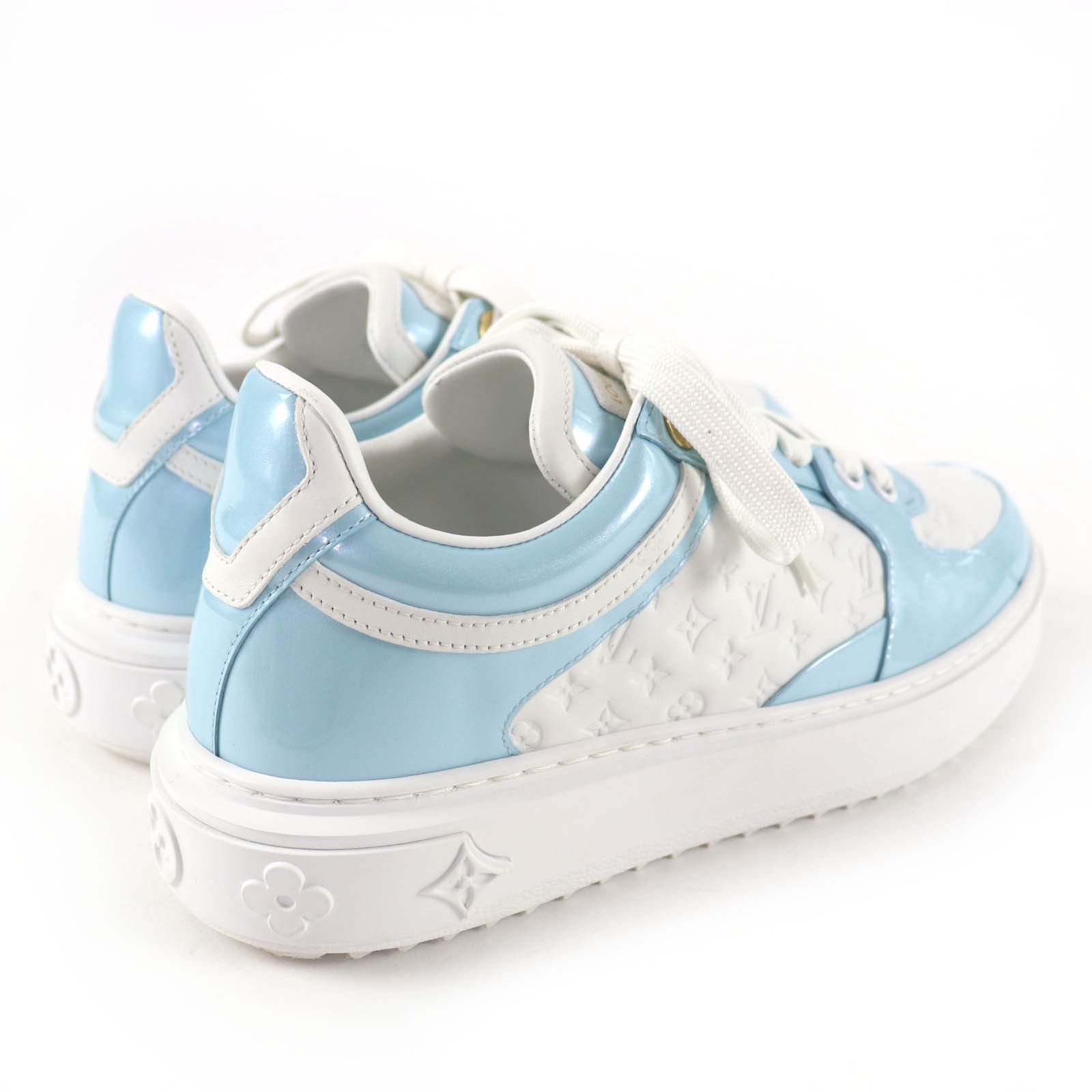Louis Vuitton Louis Vuitton Louis Vuitton Monogram Leather Sneakers Leather Shoes DUTY FREE for USA Size ONE SIZE - 2 Thumbnail