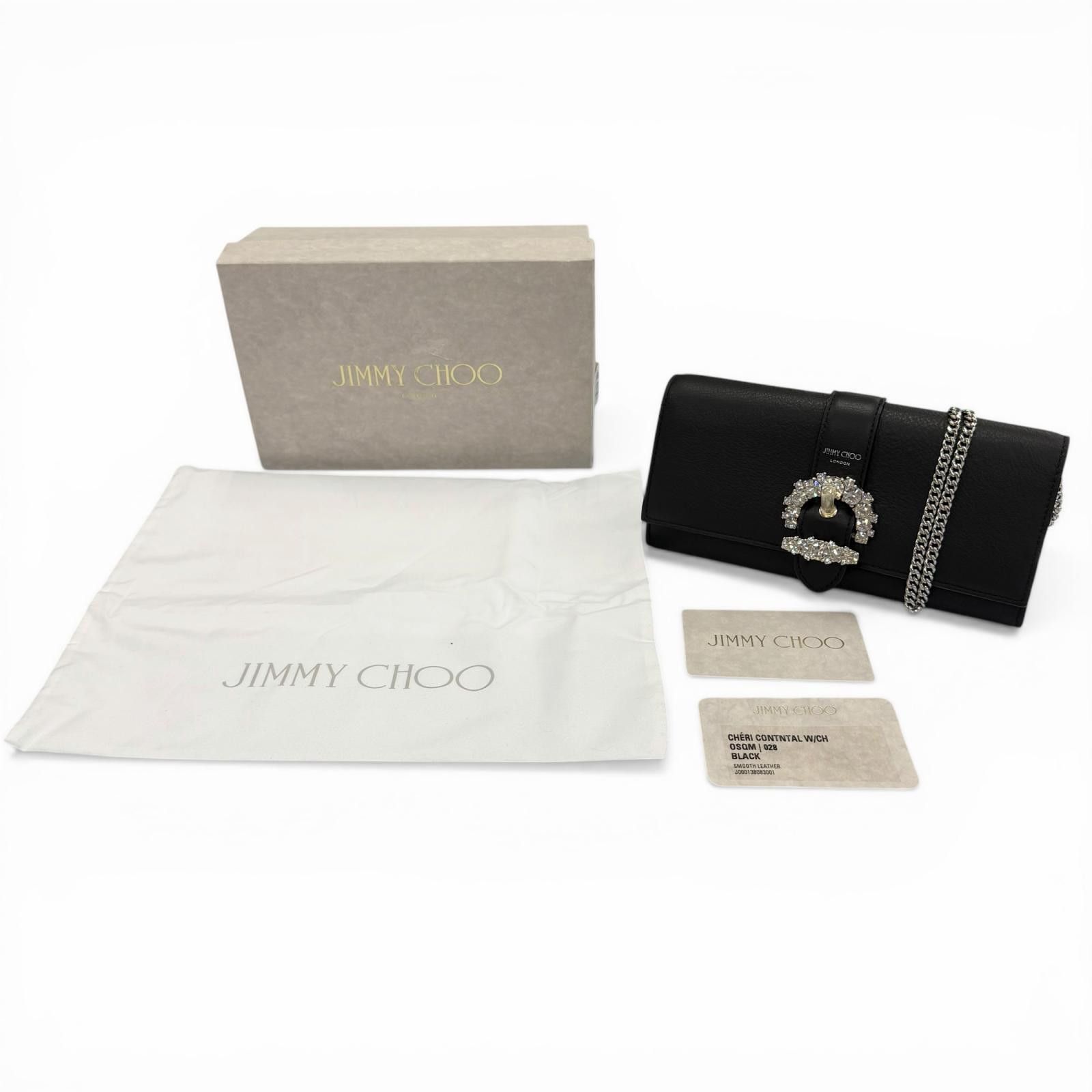 Jimmy Choo Jimmy Choo JIMMY CHOO Leather Long Wallet Leather Shoulder DUTY FREE for USA Size ONE SIZE - 2 Thumbnail