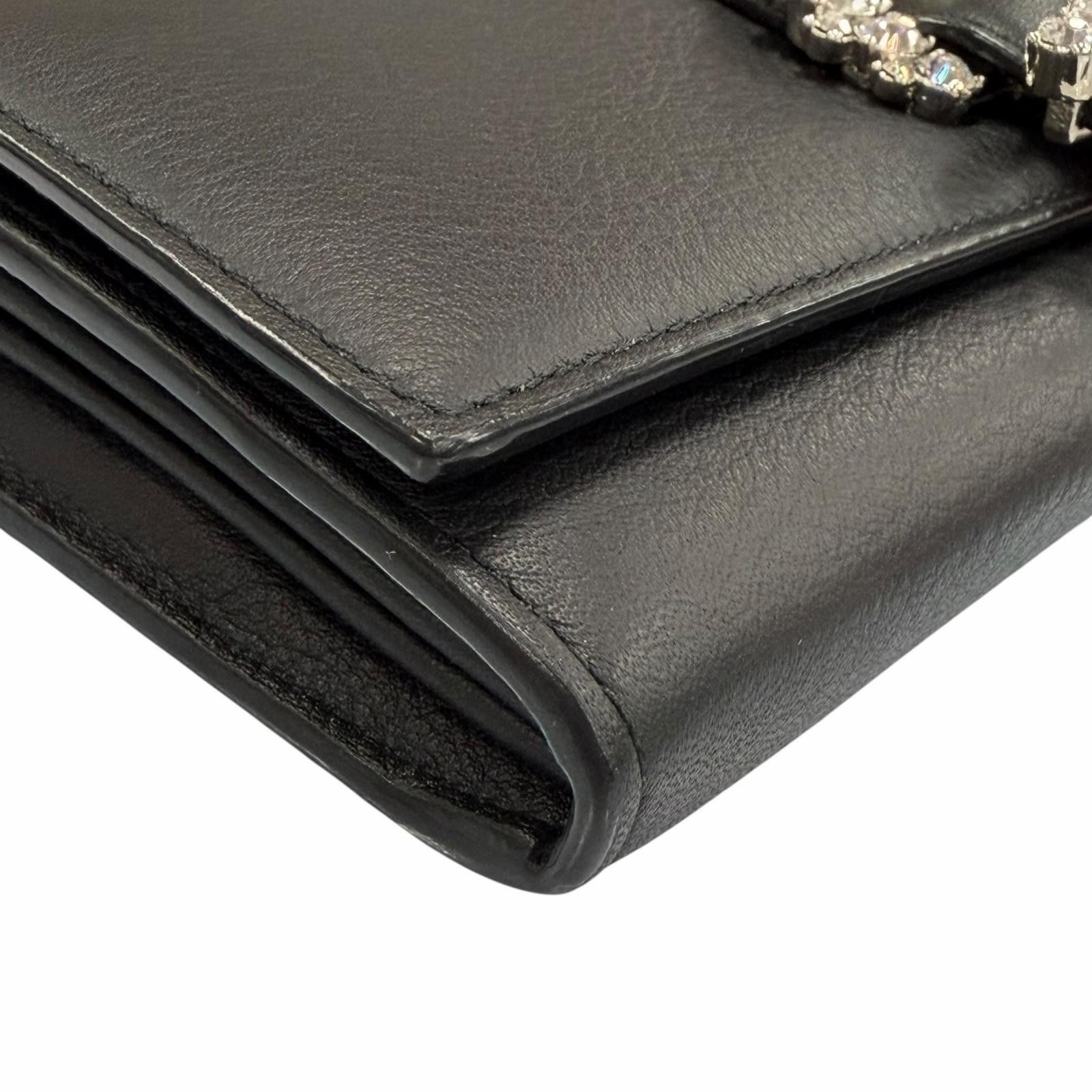 Jimmy Choo Jimmy Choo JIMMY CHOO Leather Long Wallet Leather Shoulder DUTY FREE for USA Size ONE SIZE - 6 Thumbnail