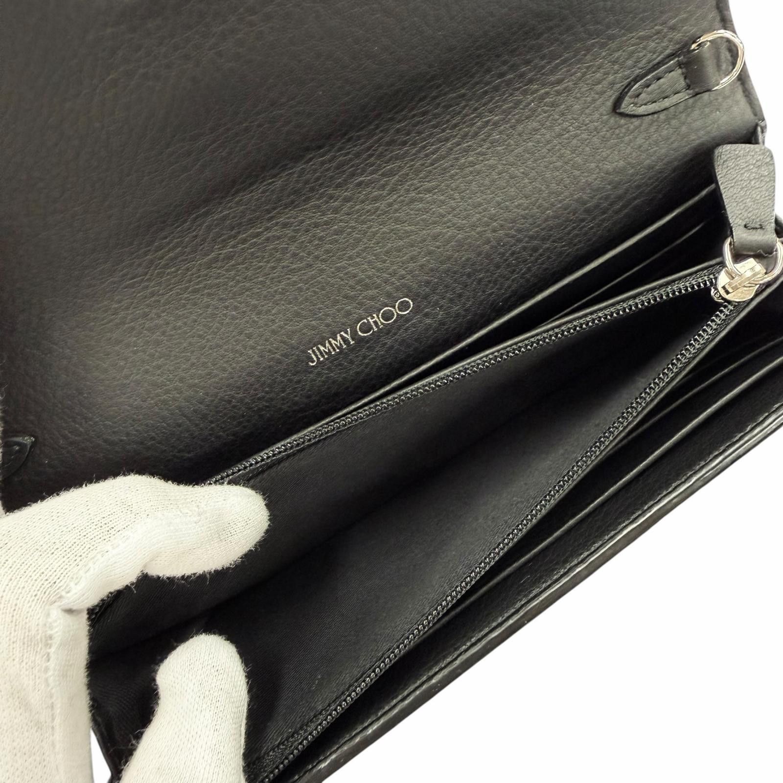 Jimmy Choo Jimmy Choo JIMMY CHOO Leather Long Wallet Leather Shoulder DUTY FREE for USA Size ONE SIZE - 9 Thumbnail