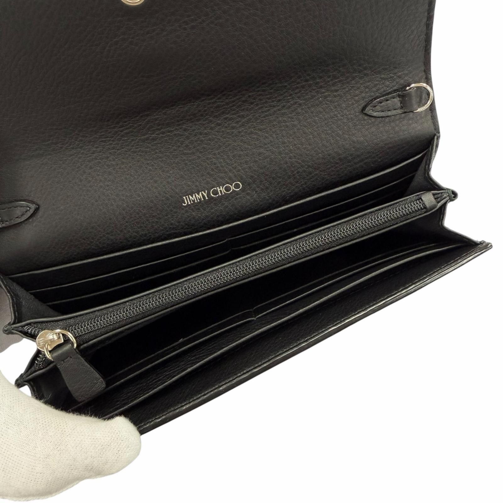 Jimmy Choo Jimmy Choo JIMMY CHOO Leather Long Wallet Leather Shoulder DUTY FREE for USA Size ONE SIZE - 8 Thumbnail