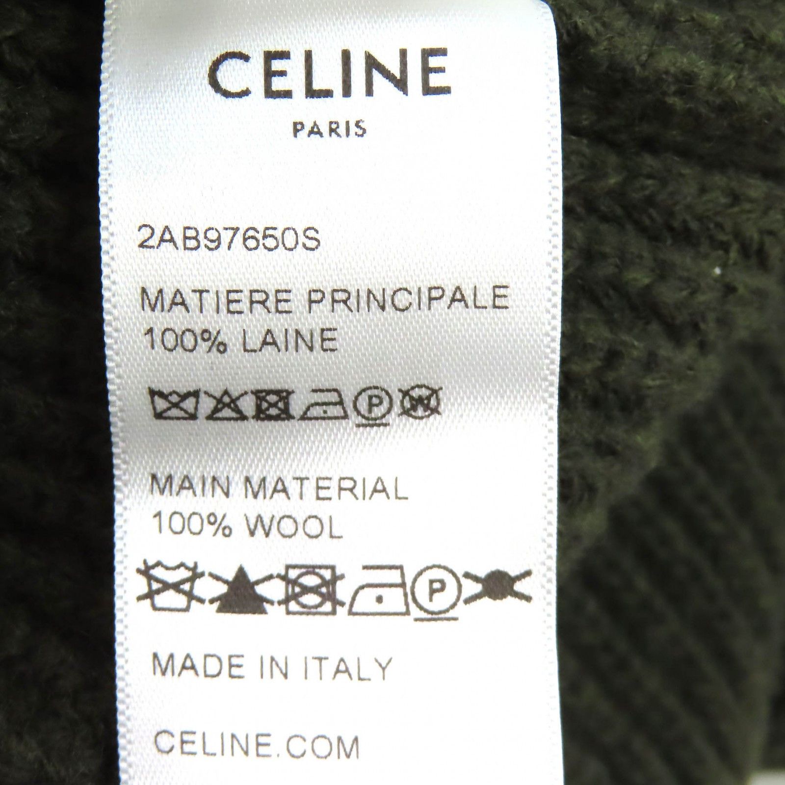 Celine Celine Celine Wool Knit Top Textile Tops 2AB97650S DUTY FREE for USA Size ONE SIZE - 7 Thumbnail