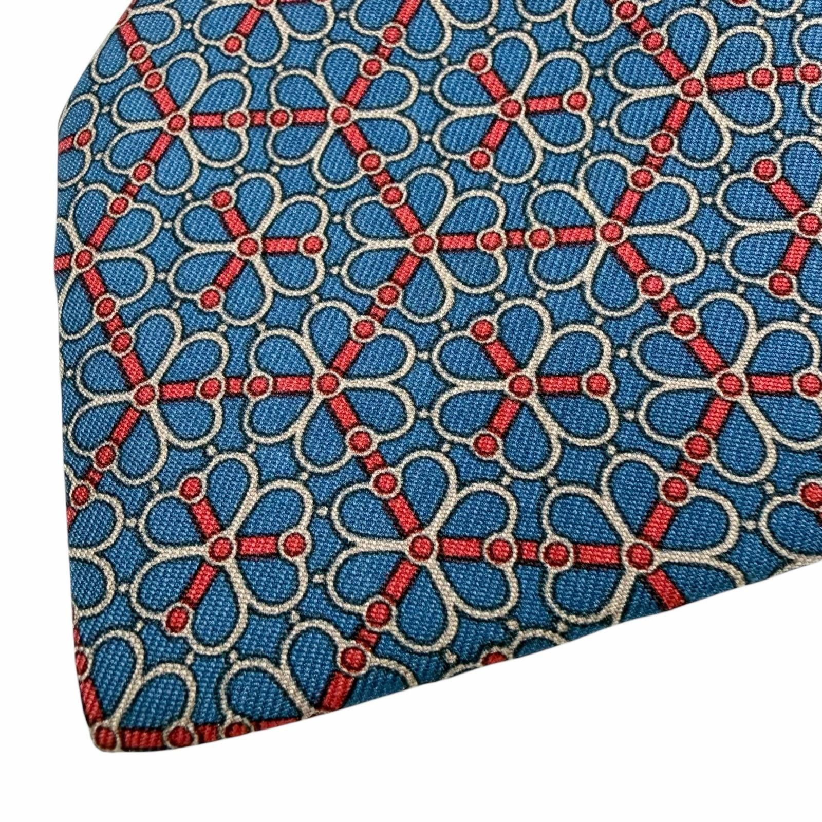 Hermes Hermes Hermes Silk Tie Textile Necktie DUTY FREE for USA Size ONE SIZE - 3 Thumbnail