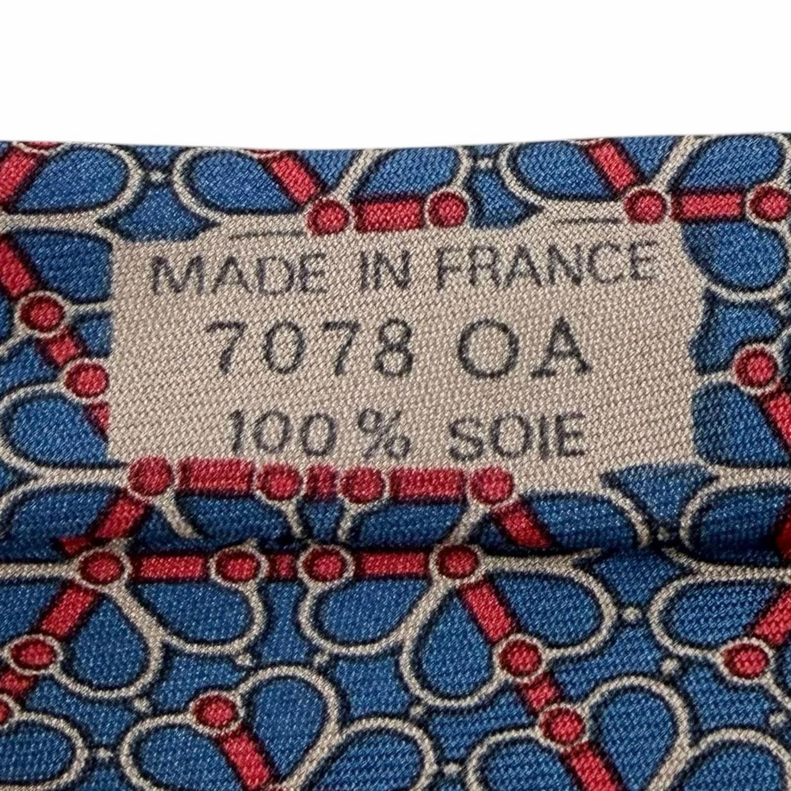 Hermes Hermes Hermes Silk Tie Textile Necktie DUTY FREE for USA Size ONE SIZE - 6 Thumbnail
