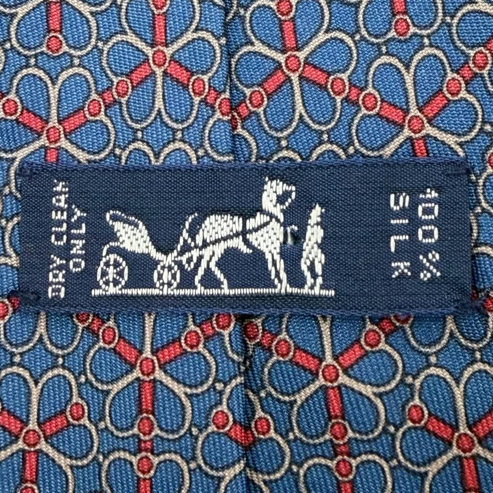 Hermes Hermes Hermes Silk Tie Textile Necktie DUTY FREE for USA Size ONE SIZE - 5 Thumbnail