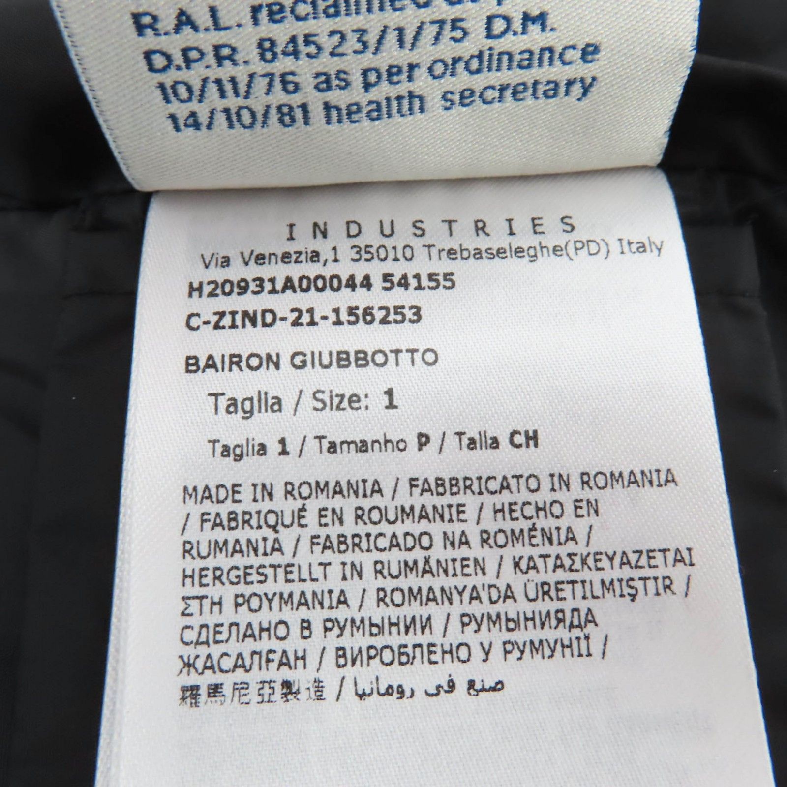 Moncler Moncler Moncler BAIRON Down Vest Textile Outerwear DUTY FREE for USA Size ONE SIZE - 12 Thumbnail