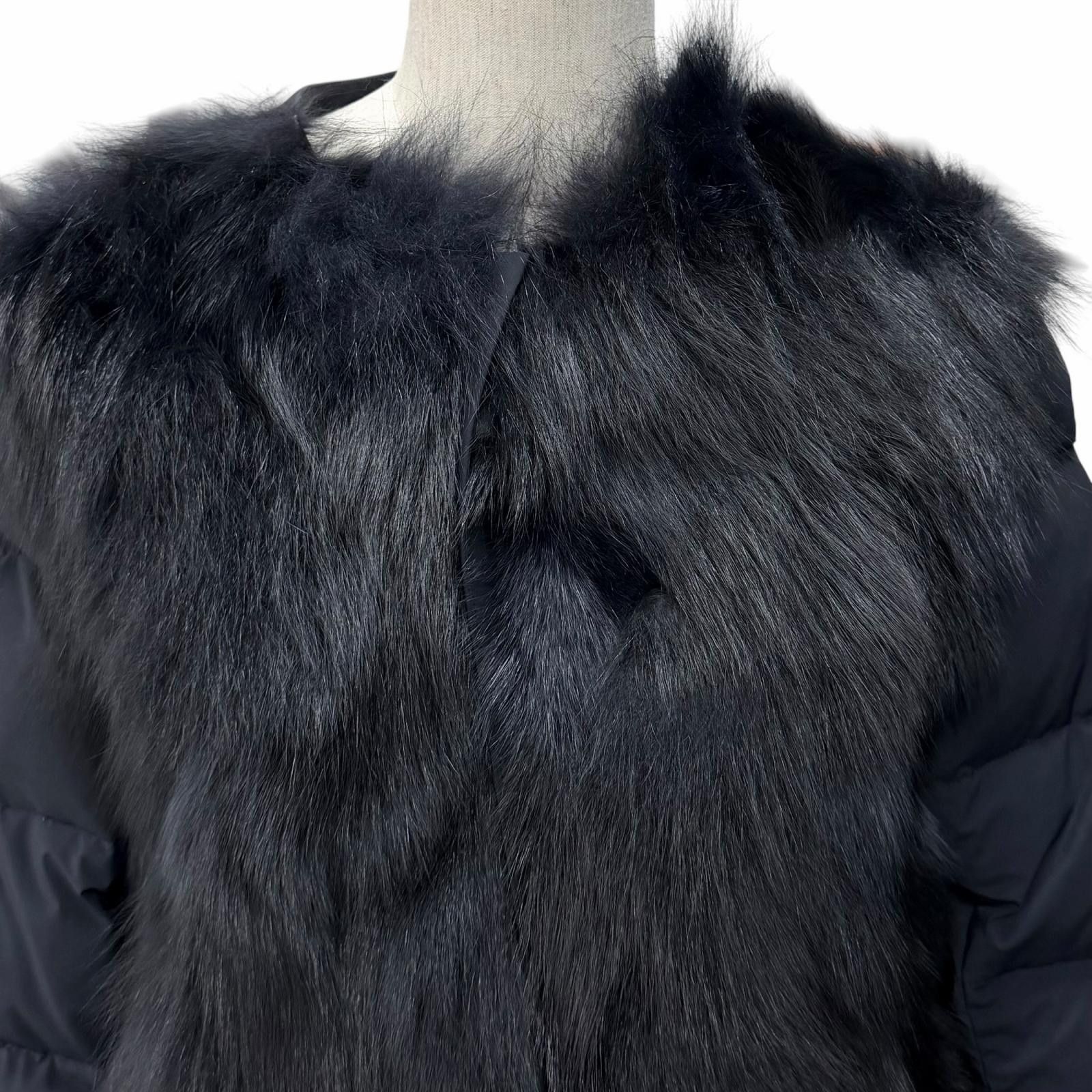 Max Mara Max Mara Weekend MaxMara Down Fox Fur Jacket Textile Outerwear DUTY FREE for USA Size ONE SIZE - 4 Thumbnail