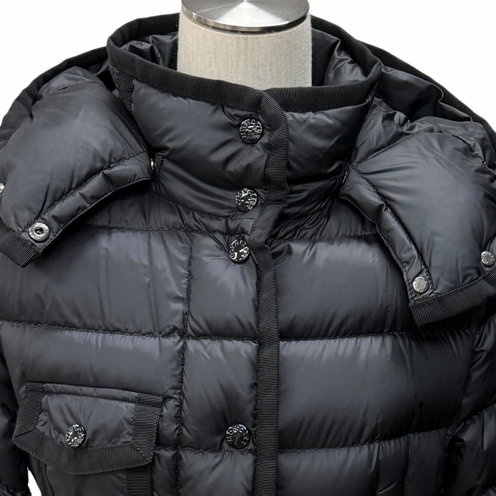 Moncler Moncler Moncler Hermine Down Coat Textile Outerwear DUTY FREE for USA Size ONE SIZE - 4 Thumbnail