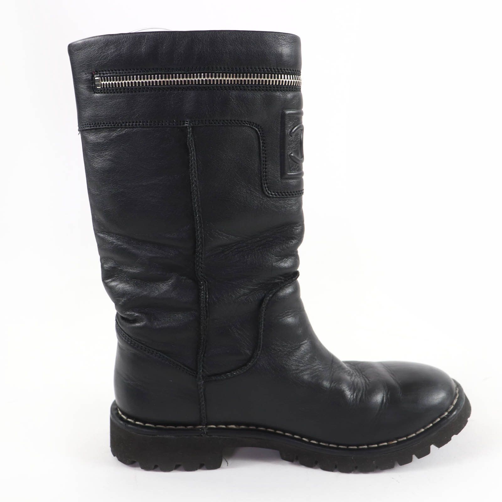 Chanel Chanel Chanel Coco Cocoon Leather Short Boots Leather Shoes G26537 DUTY FREE for USA Size ONE SIZE - 5 Thumbnail