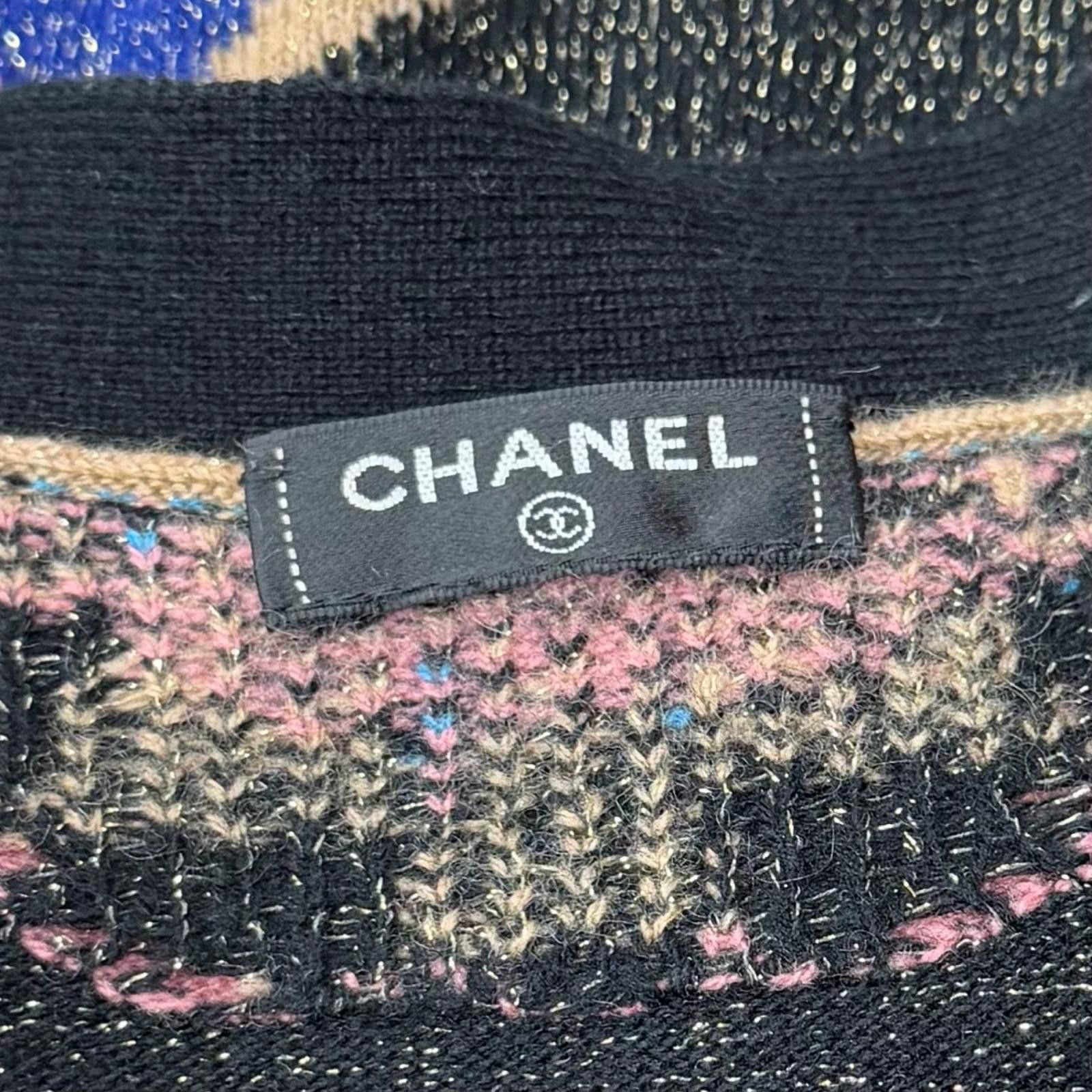 Chanel Chanel Chanel Cashmere Cardigan Textile Tops P61687 DUTY FREE for USA Size ONE SIZE - 7 Thumbnail