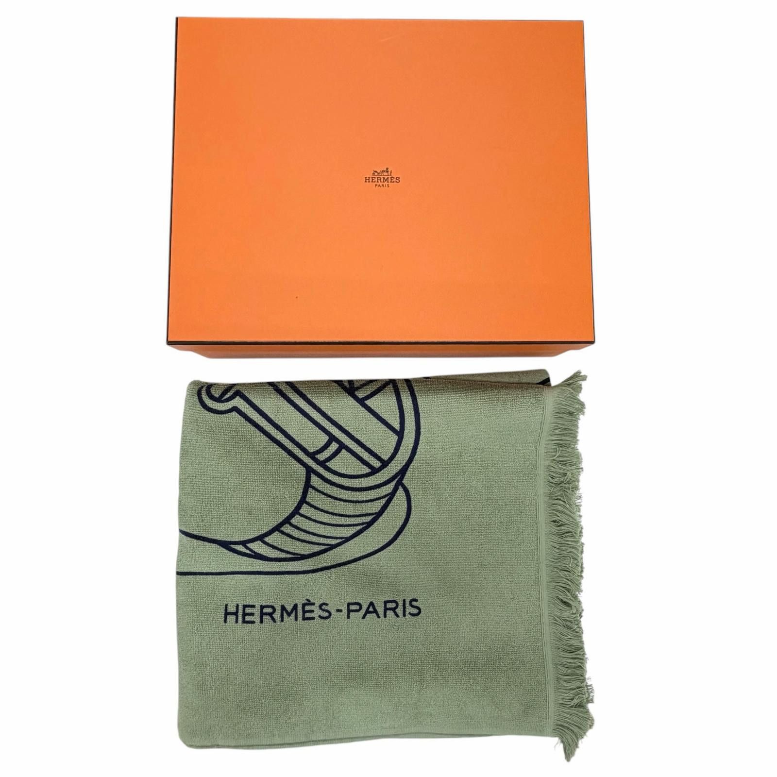 Hermes Hermes Hermes Yachting Plage Teresa Cotton Towel Textile Other DUTY FREE for USA Size ONE SIZE - 2 Thumbnail