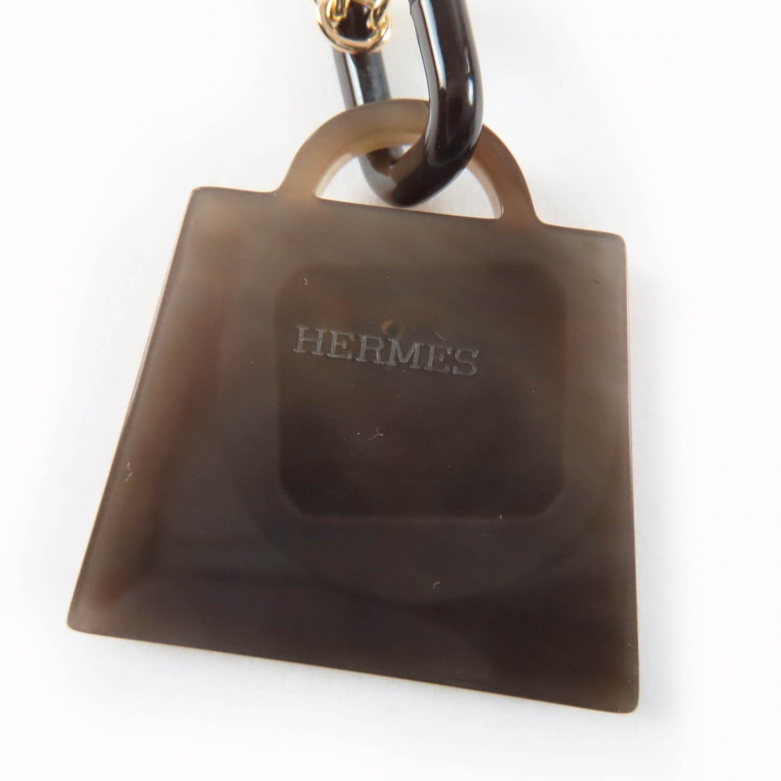 Hermes Hermes Hermes Marokinje GM Buffalo Horn Necklace Plant-based Necklace DUTY FREE for USA Size ONE SIZE - 6 Thumbnail