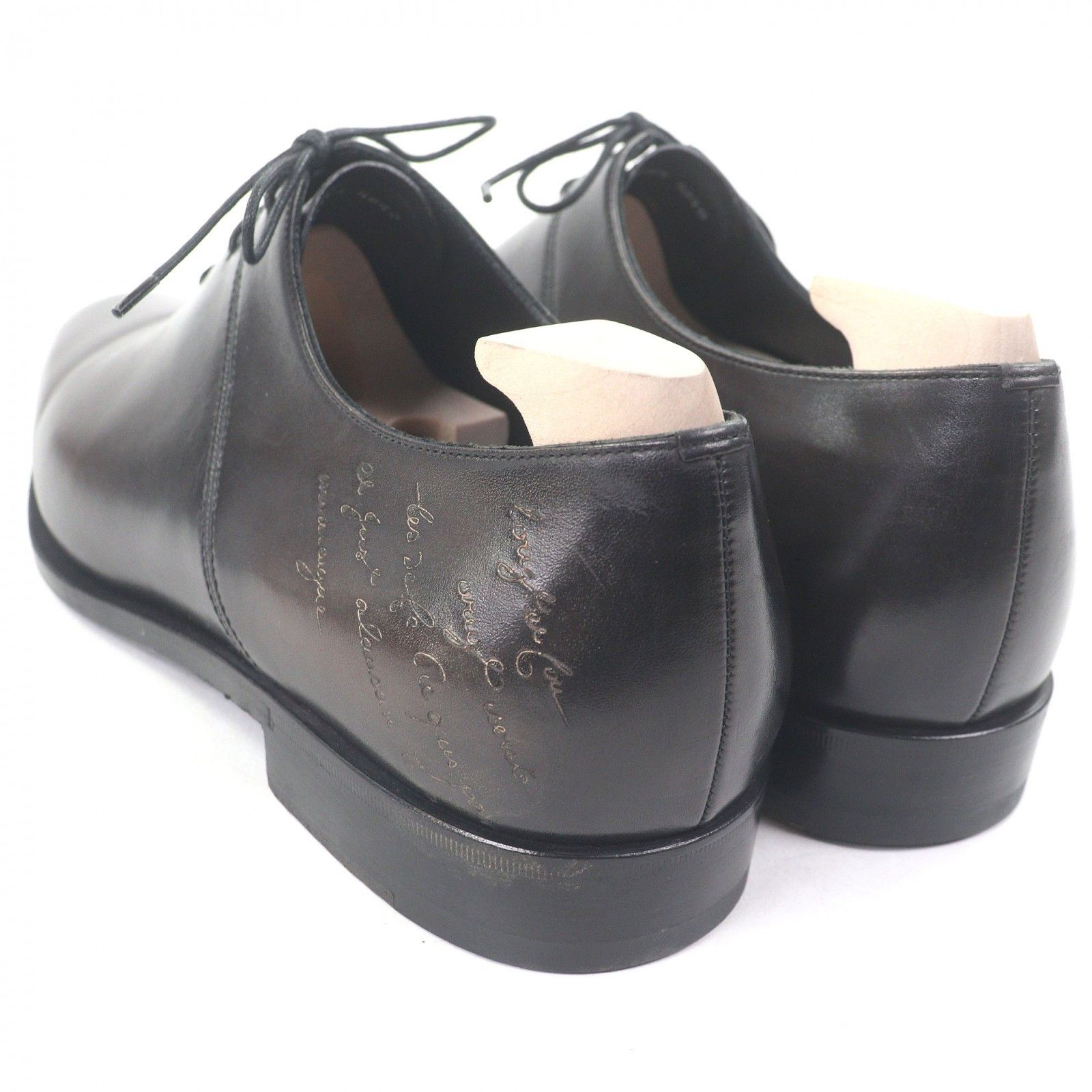 Berluti Berluti Berluti Alessandro Calligraphy Leather Oxford Shoes Leather Shoes DUTY FREE for USA Size ONE SIZE - 5 Thumbnail