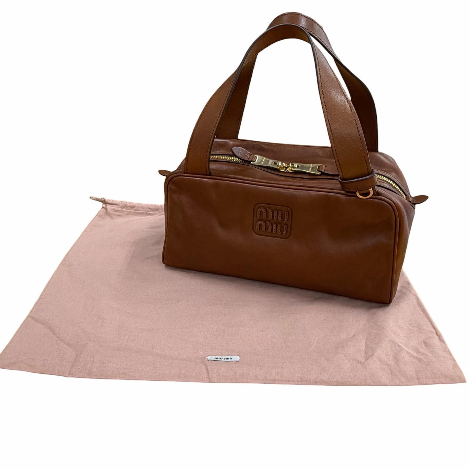 Miu Miu Miu Miu Miu Miu Leather Handbag Leather Handbag DUTY FREE for USA Size ONE SIZE - 2 Thumbnail