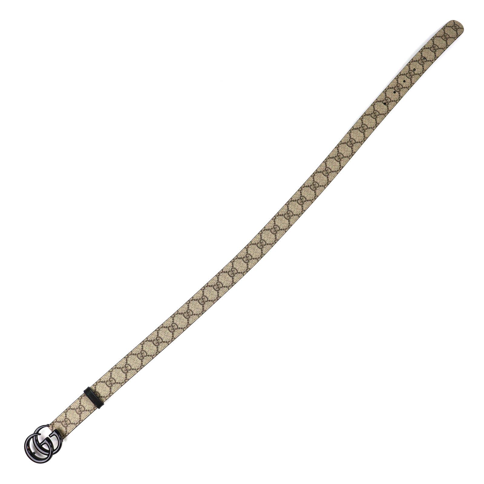 Gucci Gucci Gucci GG Marmont GG Supreme Belt Textile Belt 525040 DUTY FREE for USA Size ONE SIZE - 5 Thumbnail