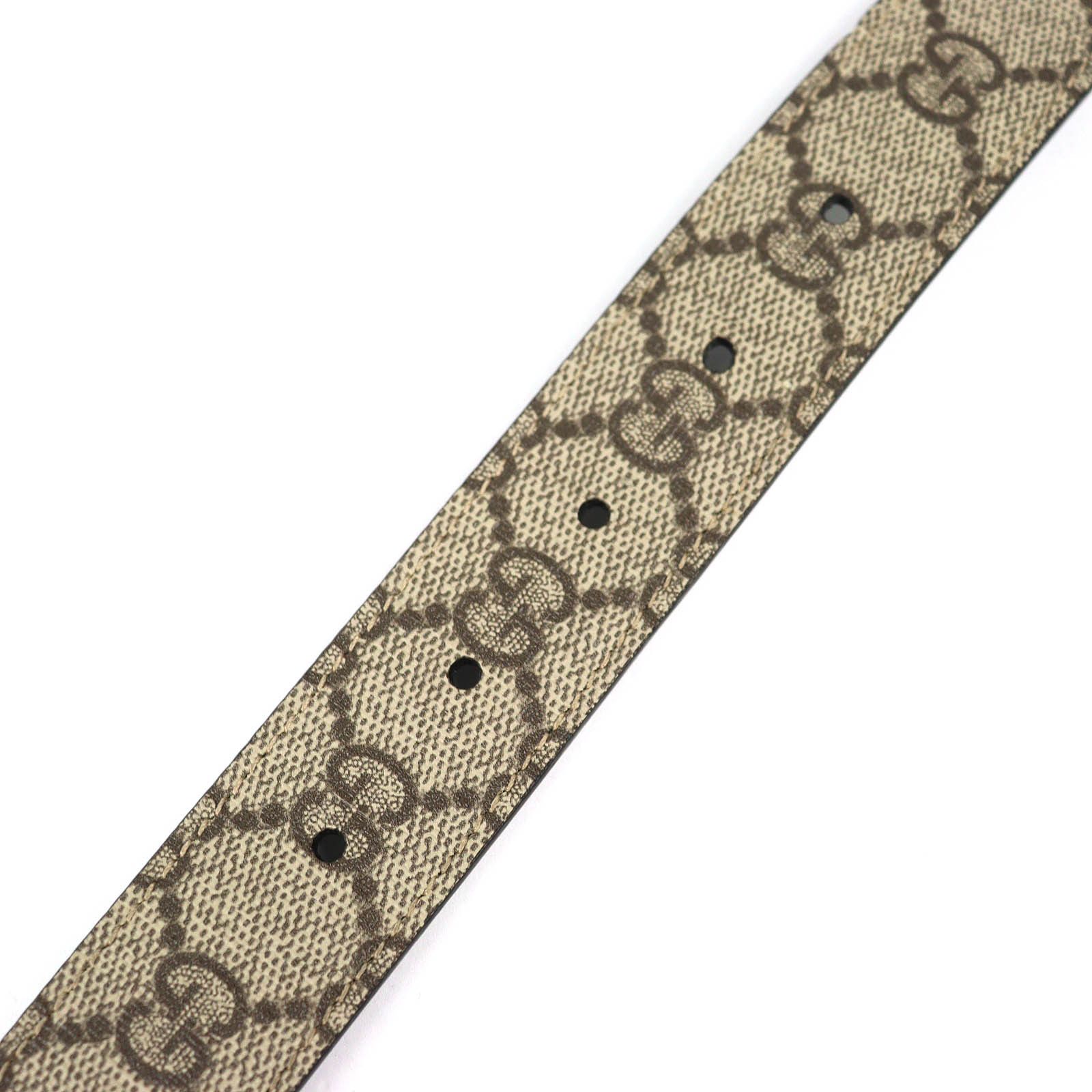 Gucci Gucci Gucci GG Marmont GG Supreme Belt Textile Belt 525040 DUTY FREE for USA Size ONE SIZE - 7 Thumbnail