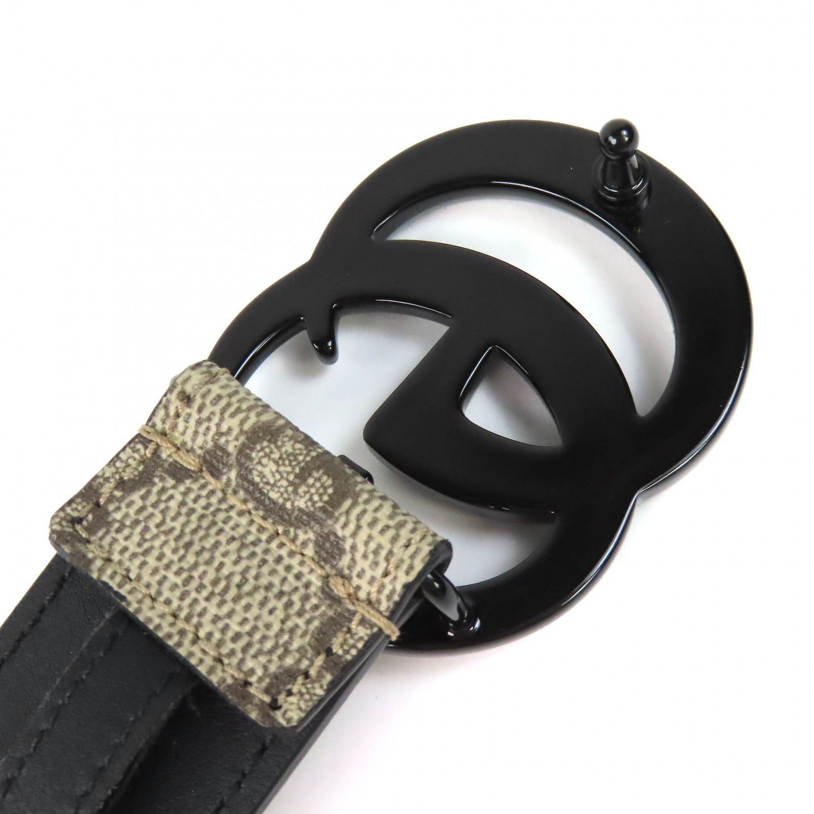Gucci Gucci Gucci GG Marmont GG Supreme Belt Textile Belt 525040 DUTY FREE for USA Size ONE SIZE - 4 Thumbnail