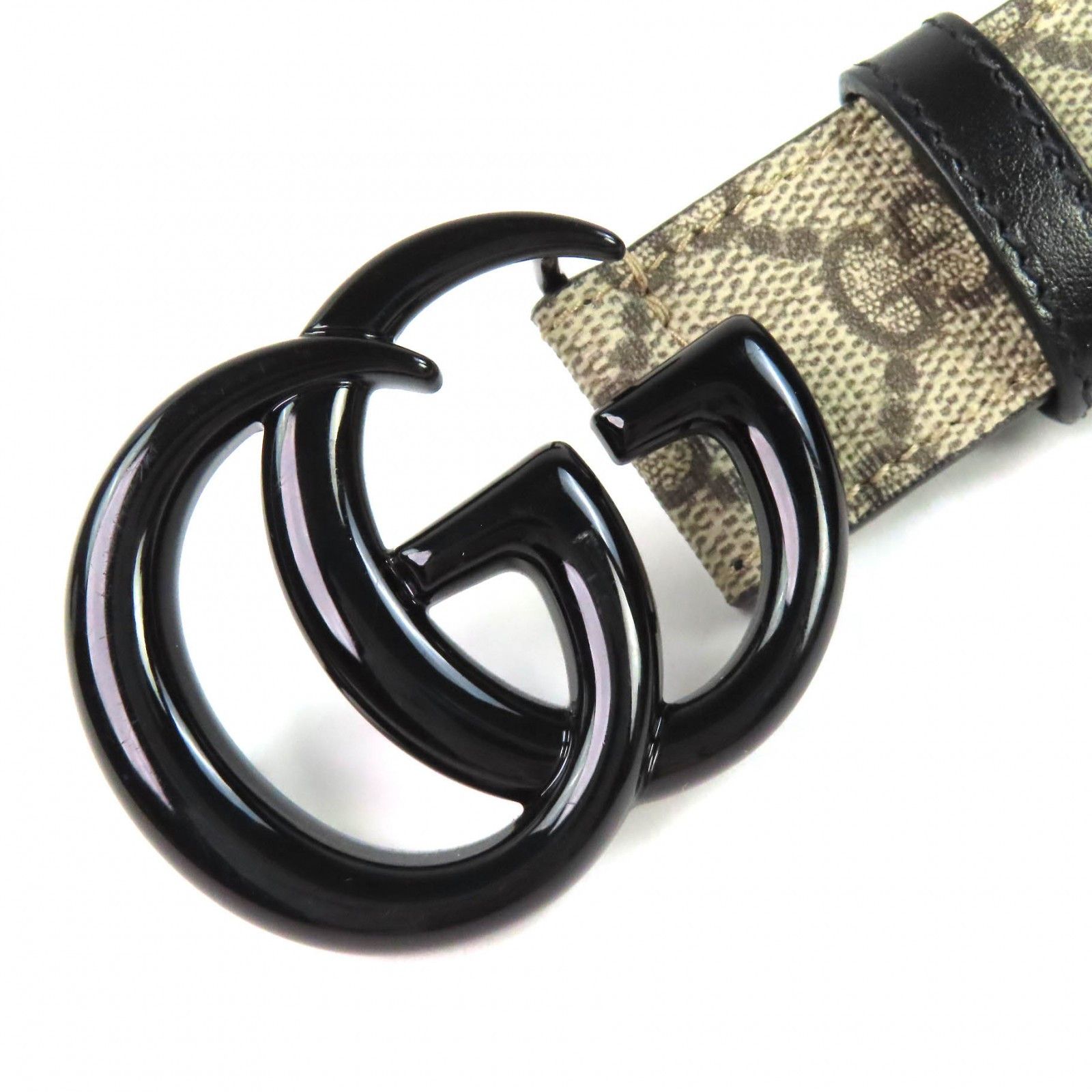 Gucci Gucci Gucci GG Marmont GG Supreme Belt Textile Belt 525040 DUTY FREE for USA Size ONE SIZE - 3 Thumbnail