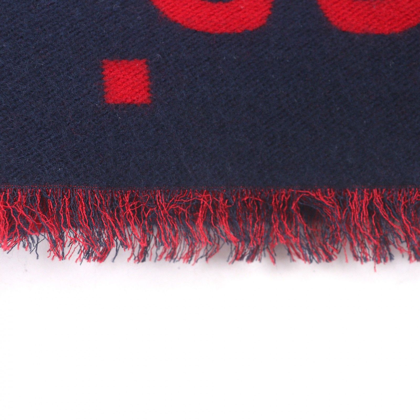Gucci Gucci Gucci Jumbo GG Jacquard Wool Silk Scarf Textile Scarf DUTY FREE for USA Size ONE SIZE - 4 Thumbnail
