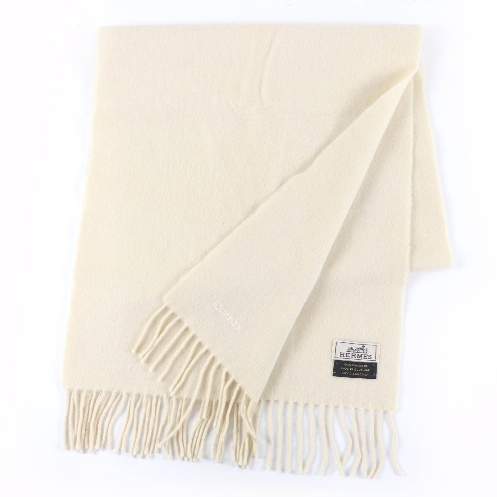 Hermes Hermes Hermes Recto Verso Cashmere Scarf Textile Scarf DUTY FREE for USA Size ONE SIZE - 2 Thumbnail