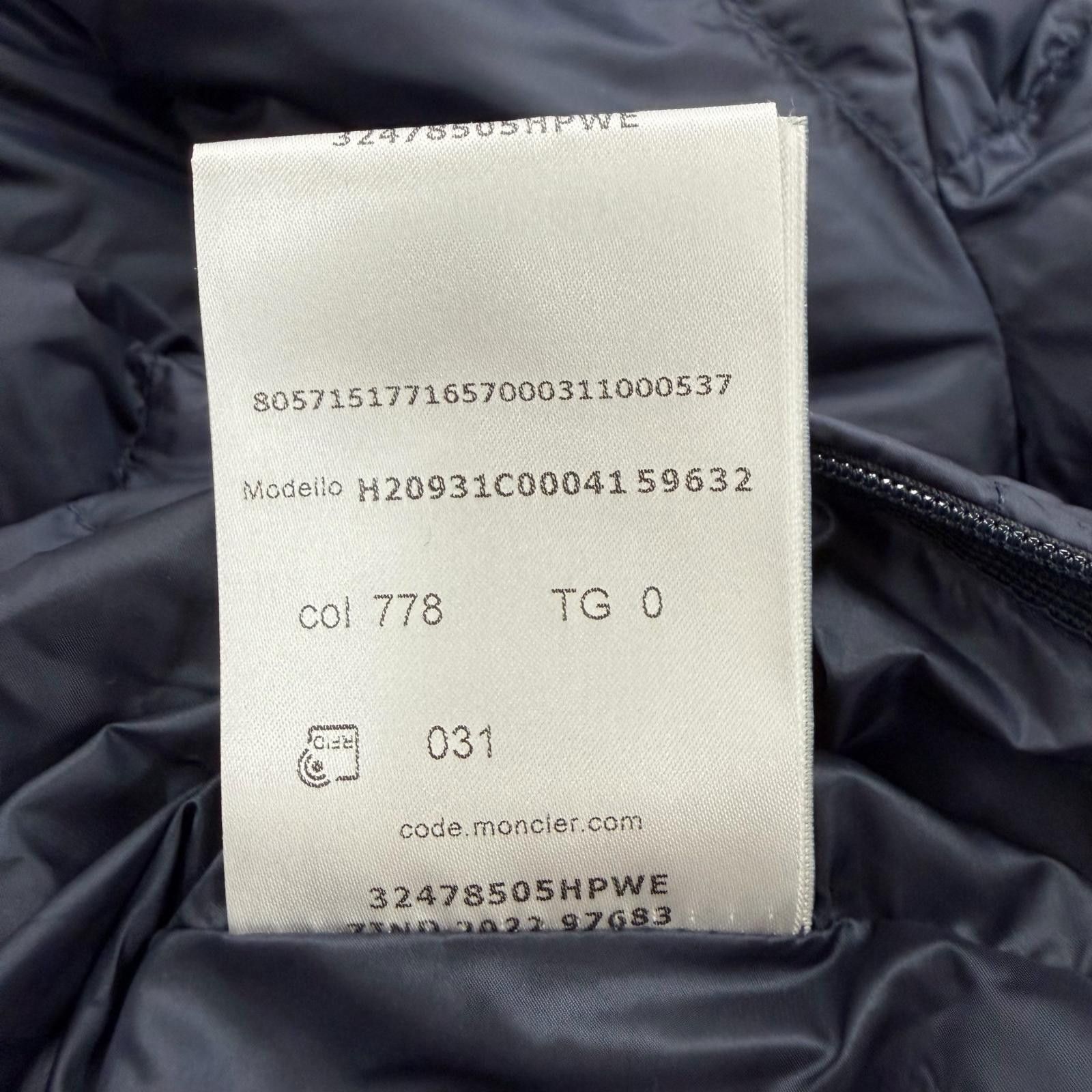 Moncler Moncler Moncler EVETTES Polyester Down Coat Textile Outerwear H20931C00041 DUTY FREE for USA Size ONE SIZE - 16 Thumbnail