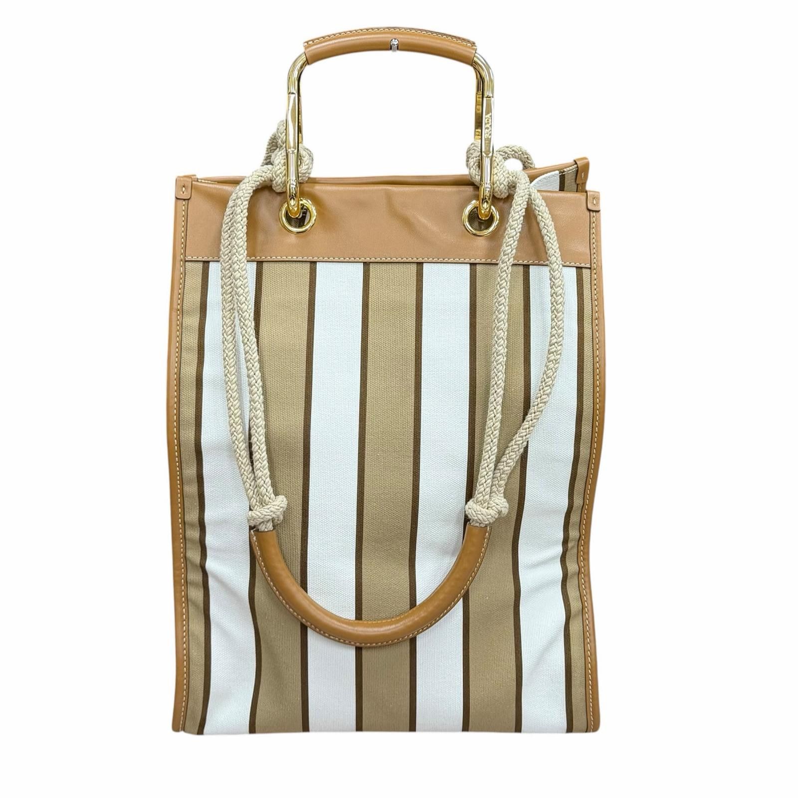 Prada Prada Prada Canvas Tote Bag Textile Tote Bag 1BG561 DUTY FREE for USA Size ONE SIZE - 3 Thumbnail