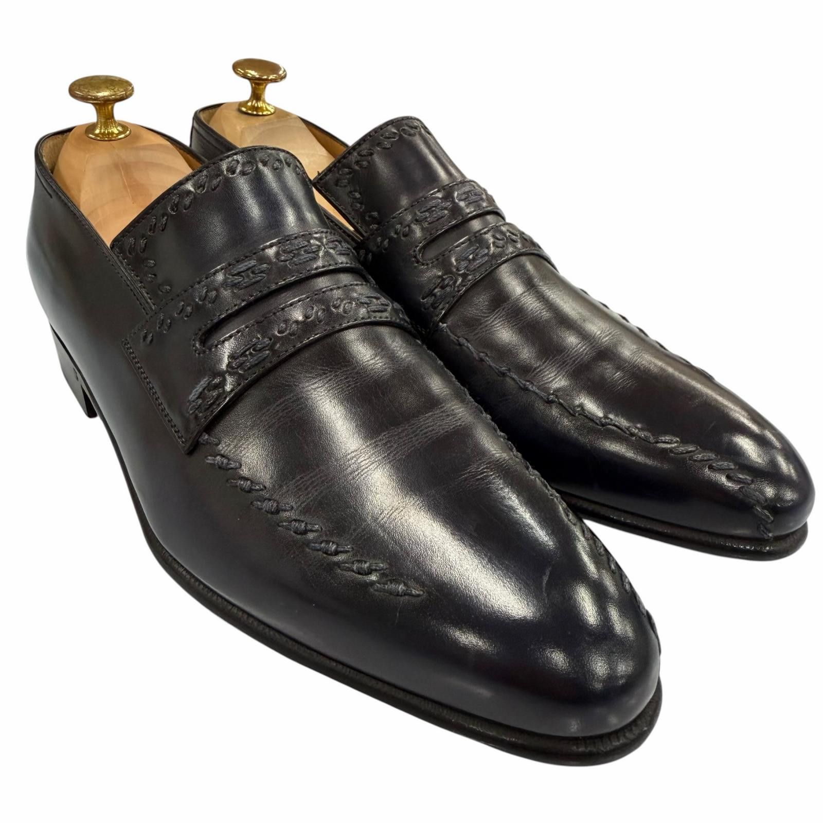 Berluti Berluti Berluti Andy Leather Loafers Leather Shoes DUTY FREE for USA Size ONE SIZE - 2 Thumbnail