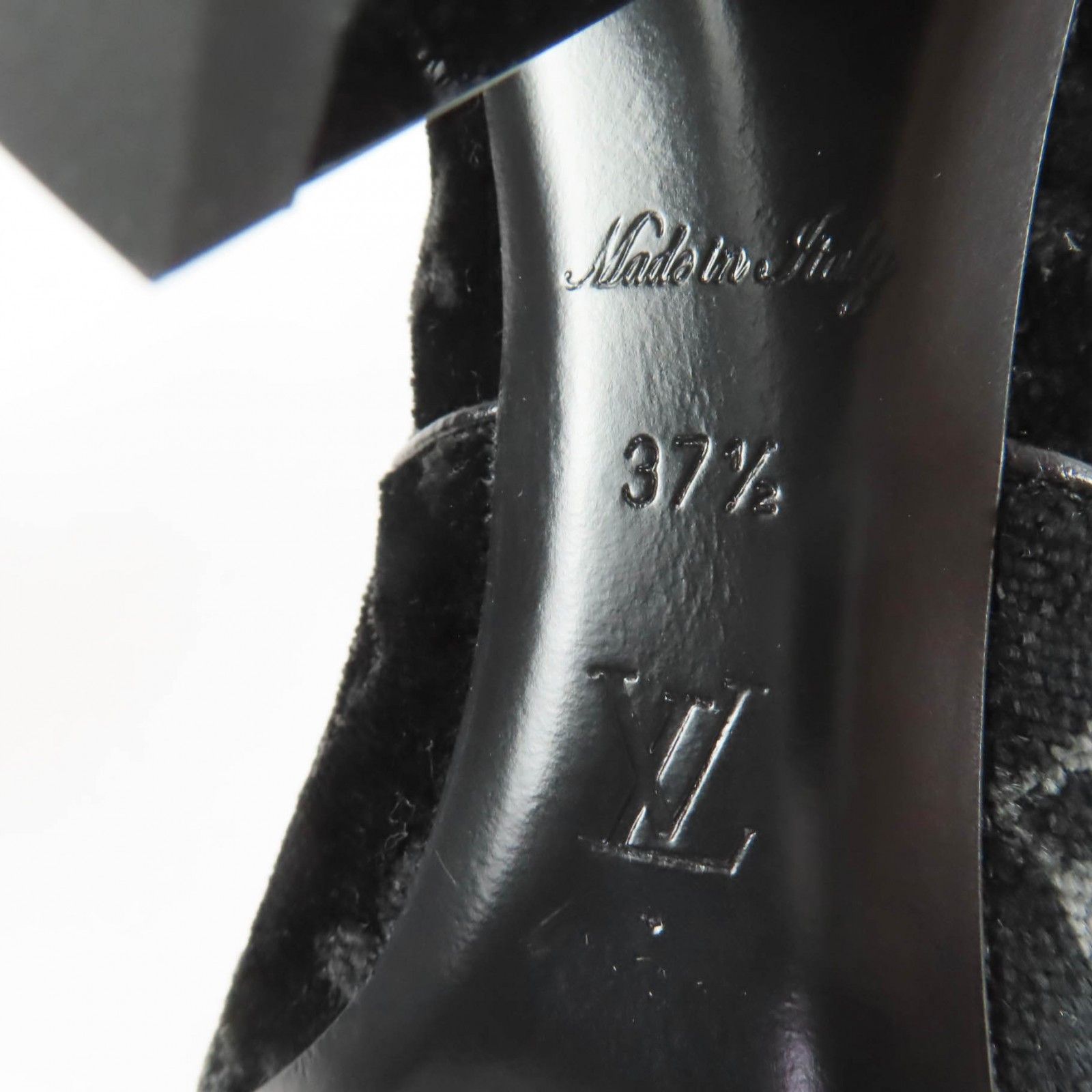 Louis Vuitton Louis Vuitton Louis Vuitton Silhouette Line Monogram Velour Boots Textile Shoes DUTY FREE for USA Size ONE SIZE - 10 Thumbnail