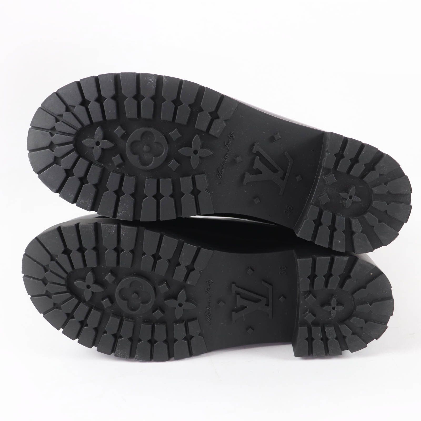 Louis Vuitton Louis Vuitton Louis Vuitton Splash Line Monogram Rubber Boots Plastic / Synthetic Shoes DUTY FREE for USA Size ONE SIZE - 6 Thumbnail