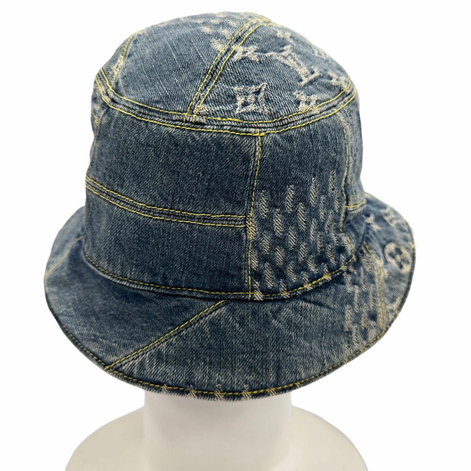 Louis Vuitton Louis Vuitton Louis Vuitton Monogram Cotton Hat Textile Hats MP2734 DUTY FREE for USA Size ONE SIZE - 4 Thumbnail
