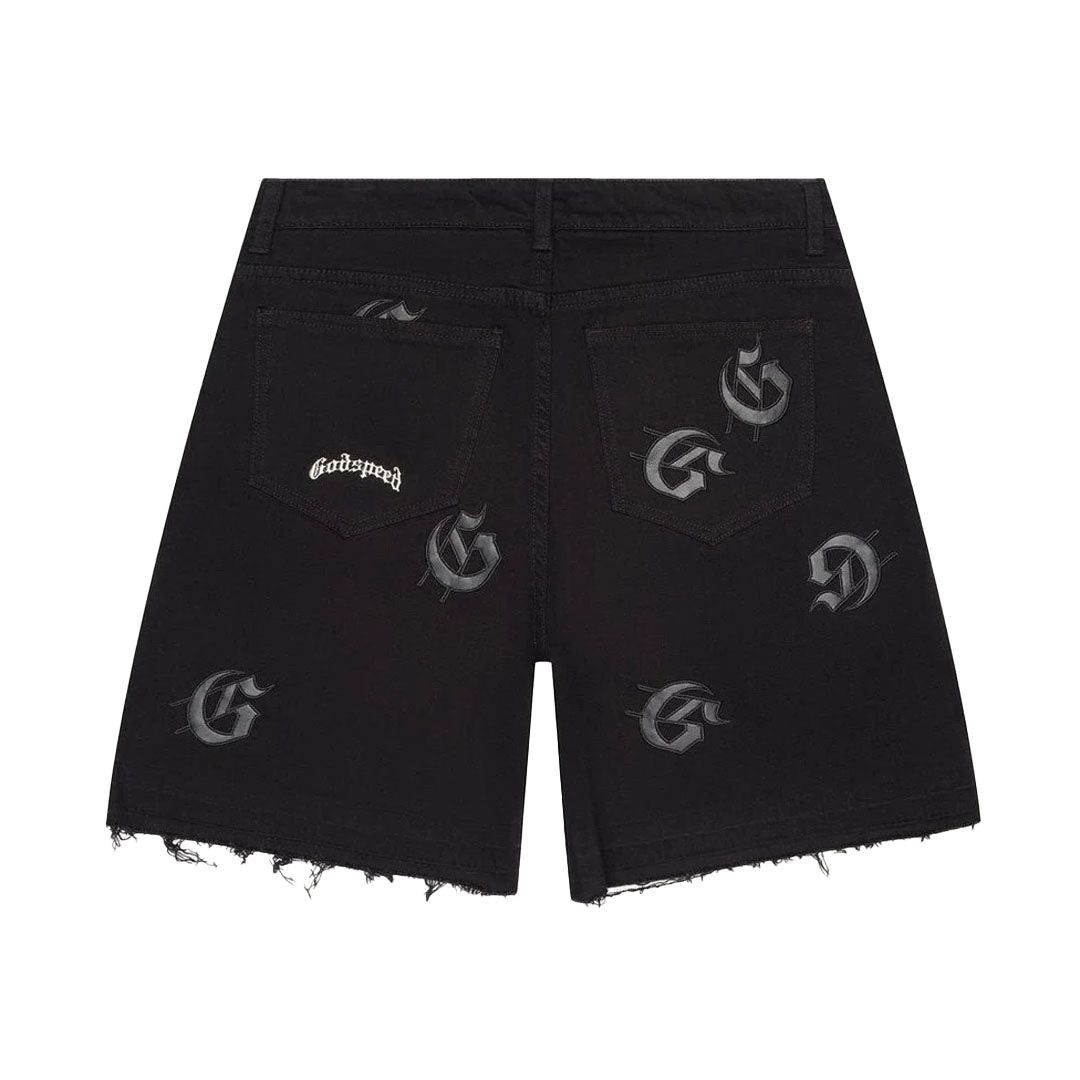Godspeed Infinity Denim Shorts Black Size US 30 / EU 46 - 2 Thumbnail