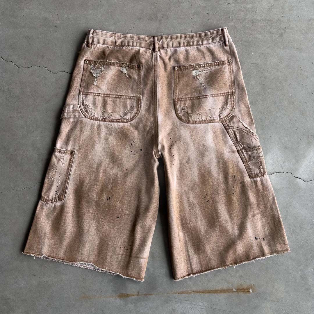 Bravest Studios Brown Carpenter Shorts Size US 32 / EU 48 - 2 Thumbnail