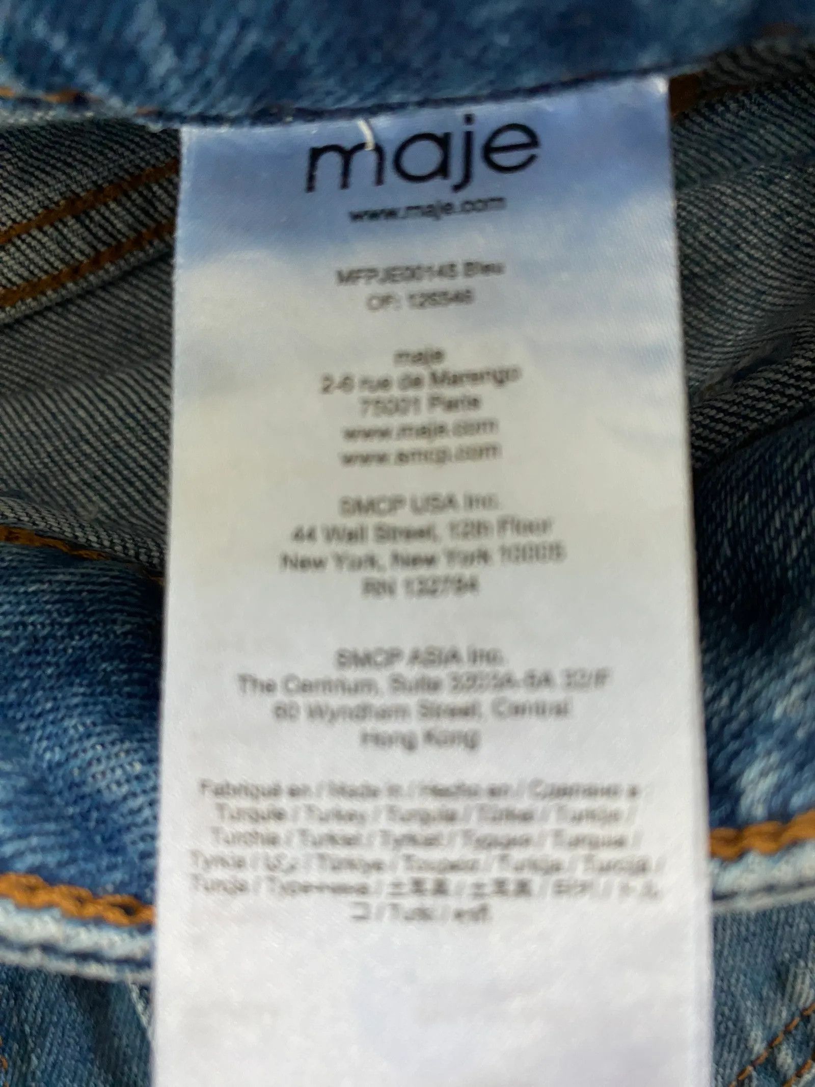 Maje Maje Jeans Size 26" / US 2 / IT 38 - 6 Thumbnail