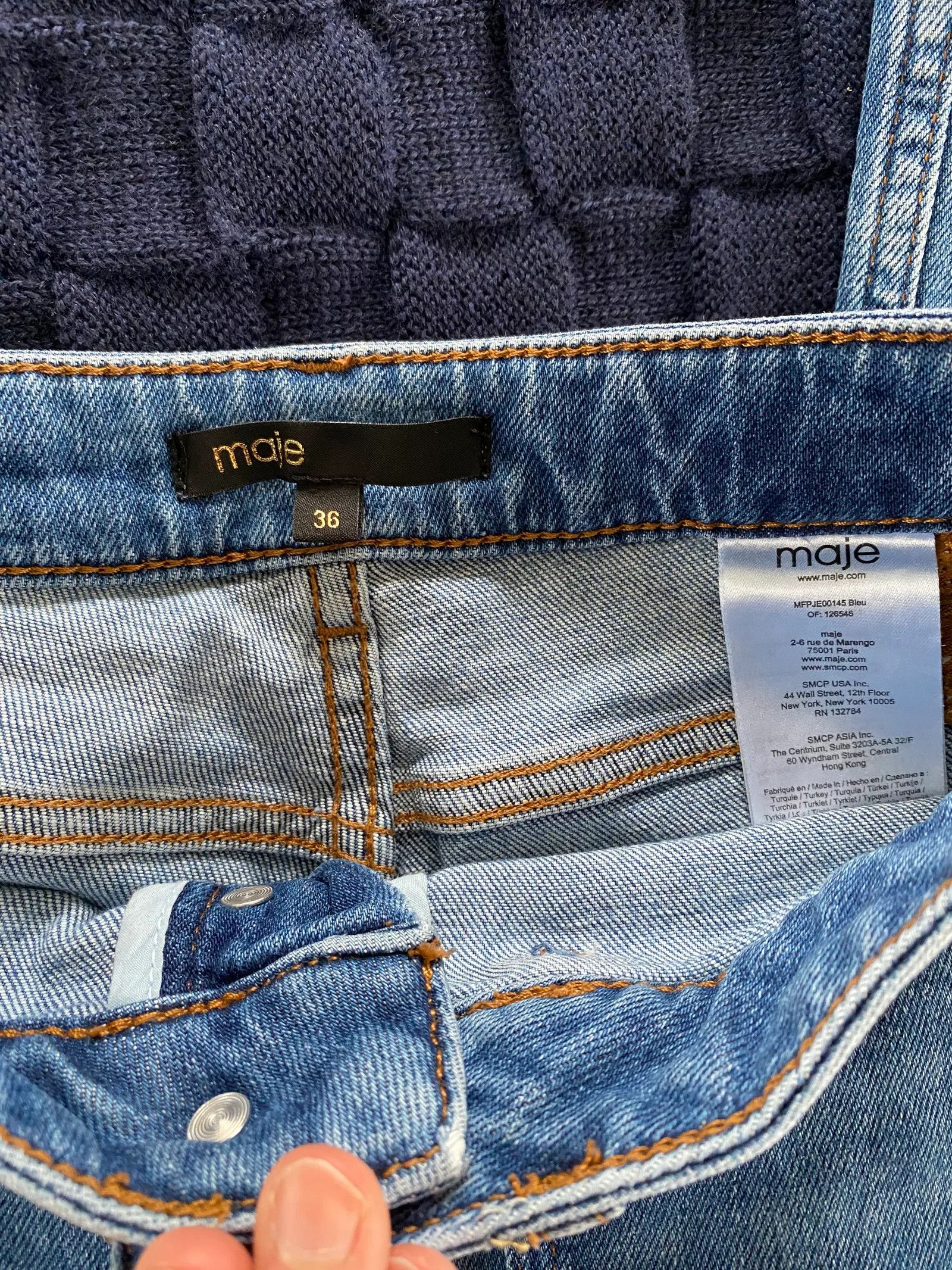 Maje Maje Jeans Size 26" / US 2 / IT 38 - 4 Thumbnail