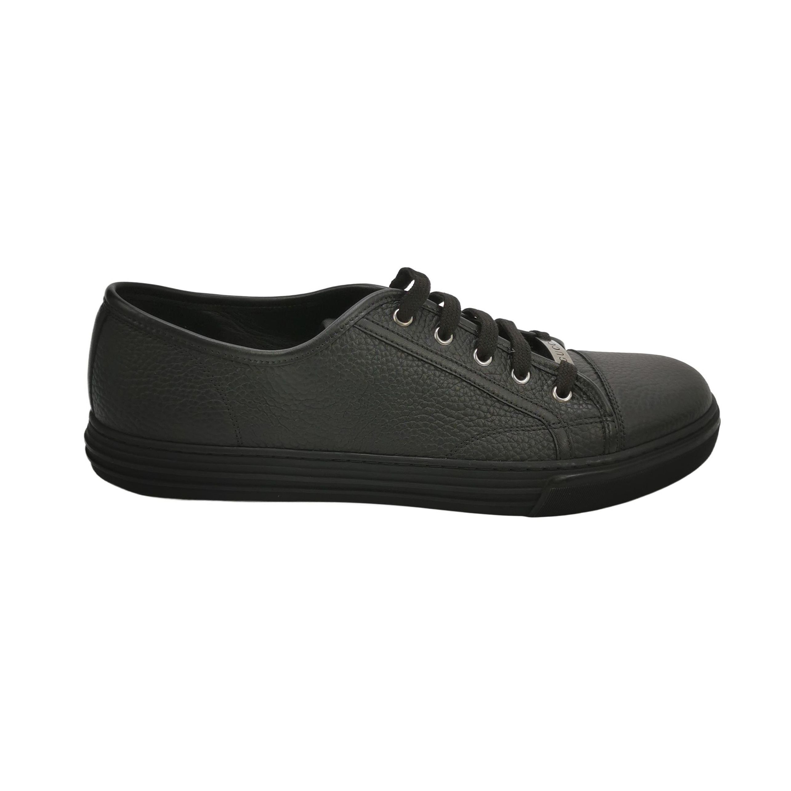 Gucci Gucci Grained Leather Low-Top Sneakers 45.5 Size US 12 / EU 45 - 2 Thumbnail