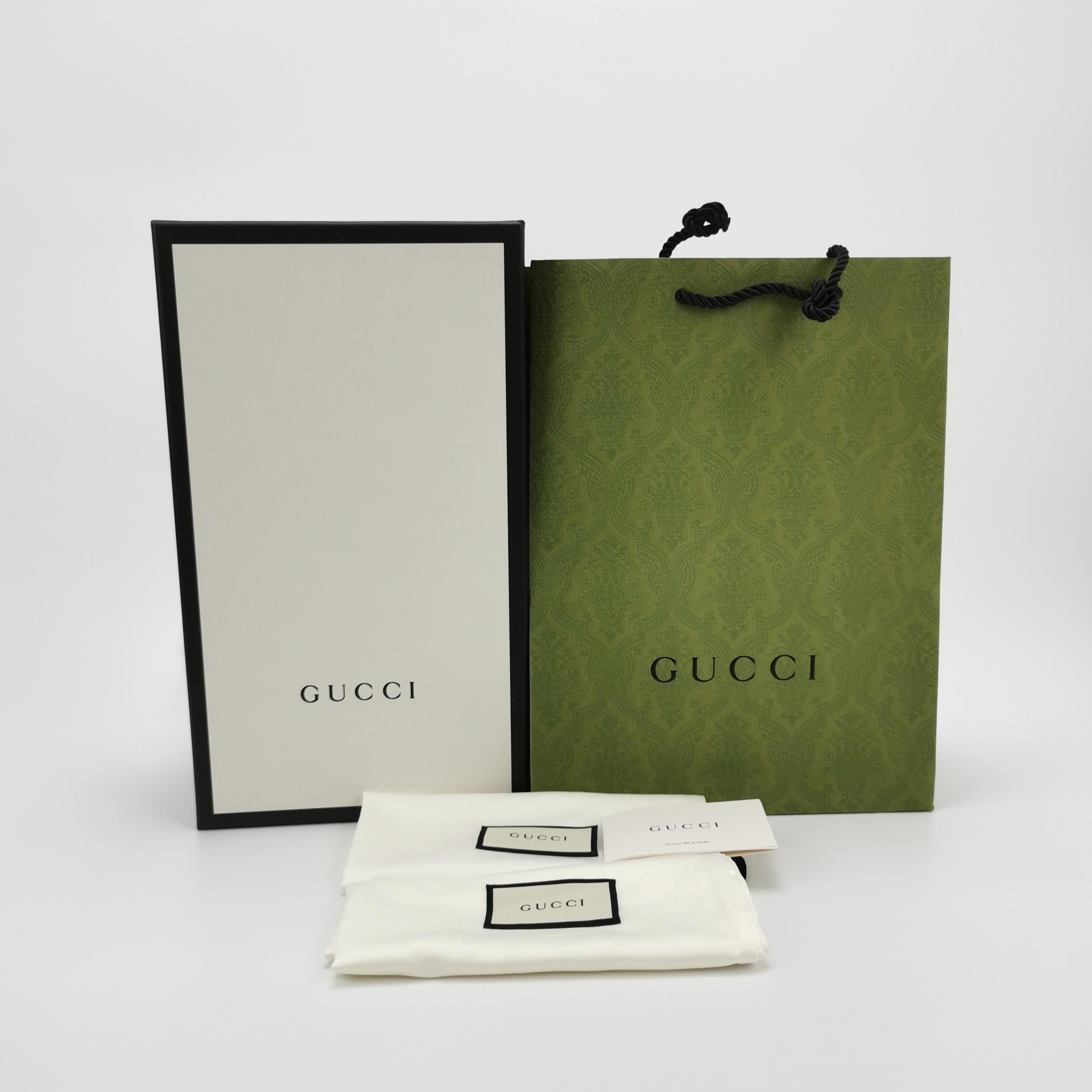 Gucci Gucci Grained Leather Low-Top Sneakers 45.5 Size US 12 / EU 45 - 7 Thumbnail