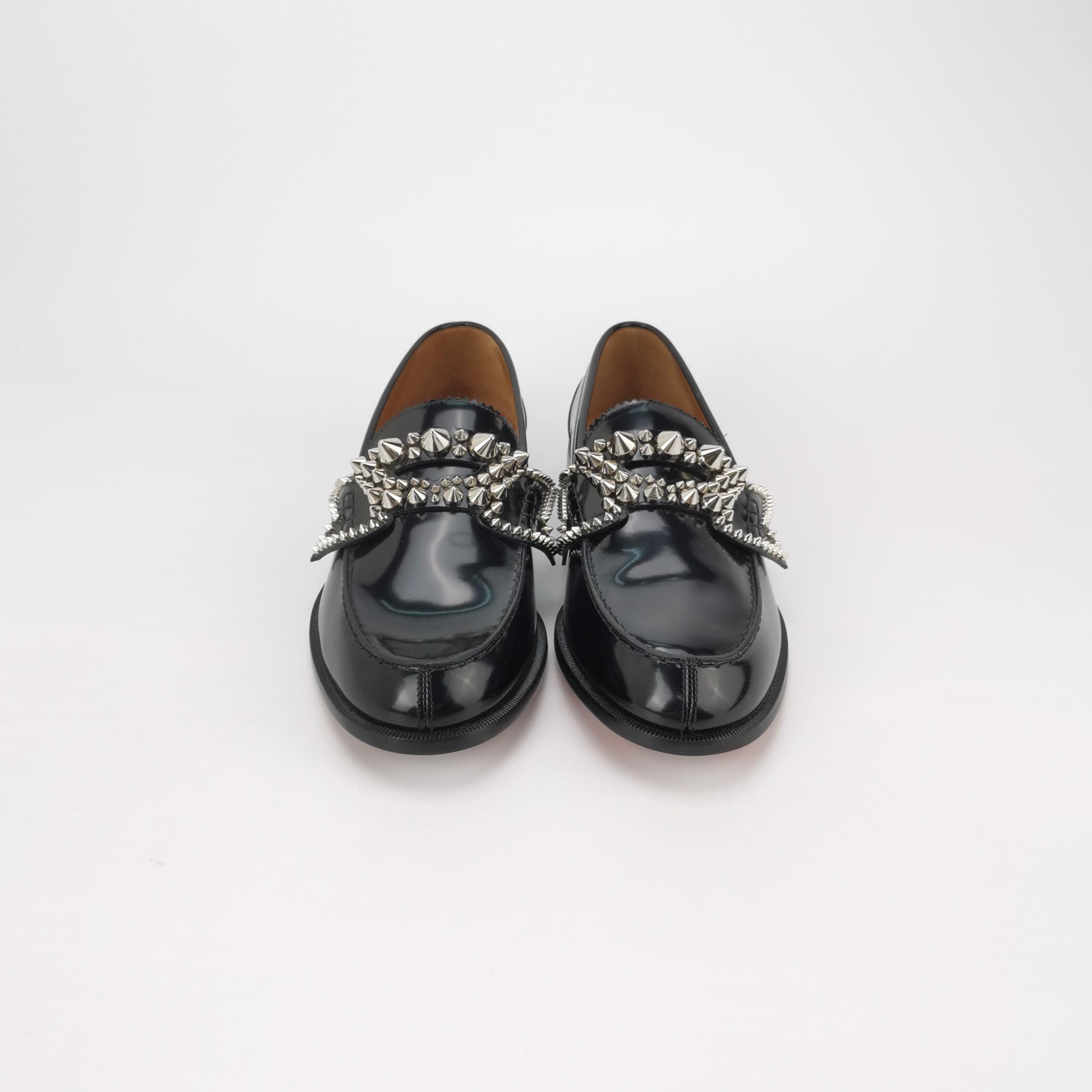 Christian Louboutin Christian Louboutin Studded Leather Loafers 42 Size US 9 / EU 42 - 4 Thumbnail